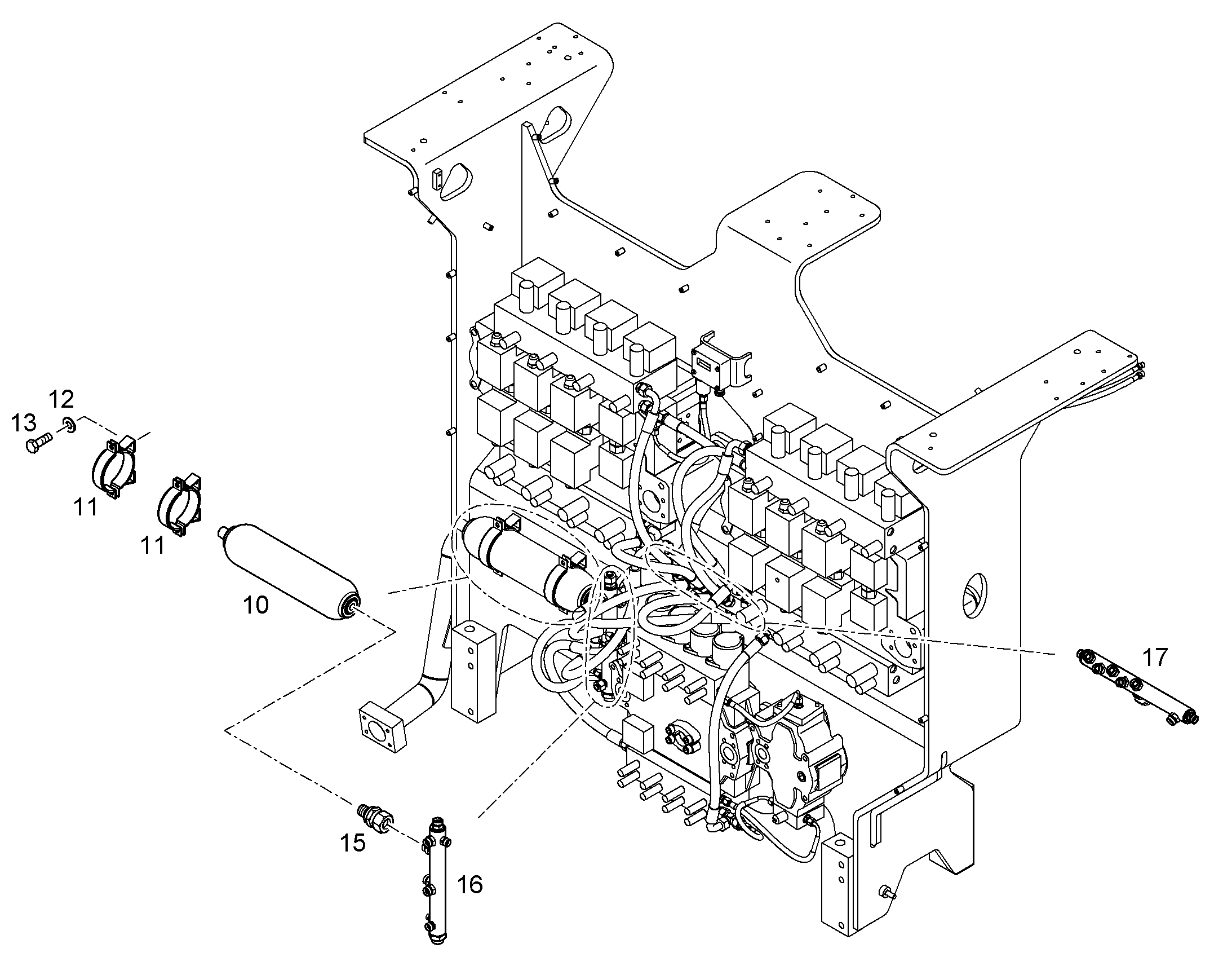 КОЛЛЕКТОР 10282941 LIEBHERR