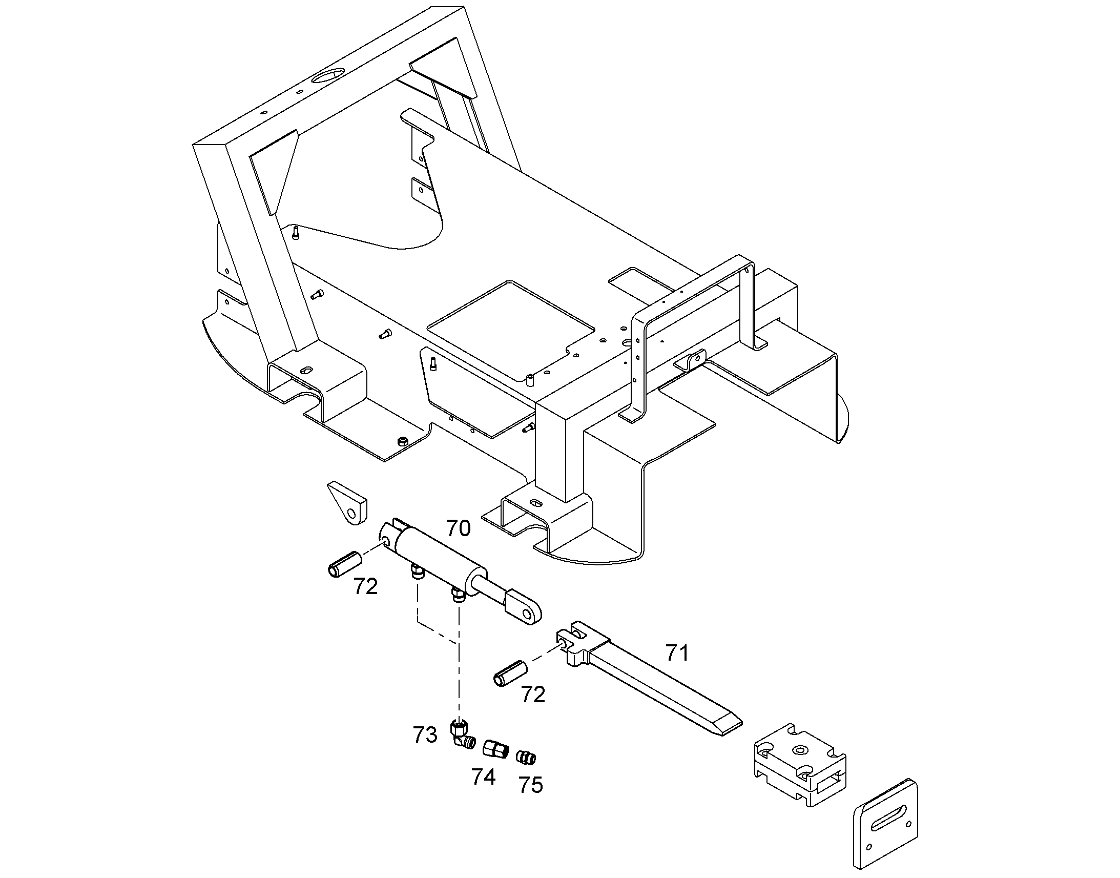ШТАНГА ФИКСИРУЮЩАЯ 9929721 LIEBHERR