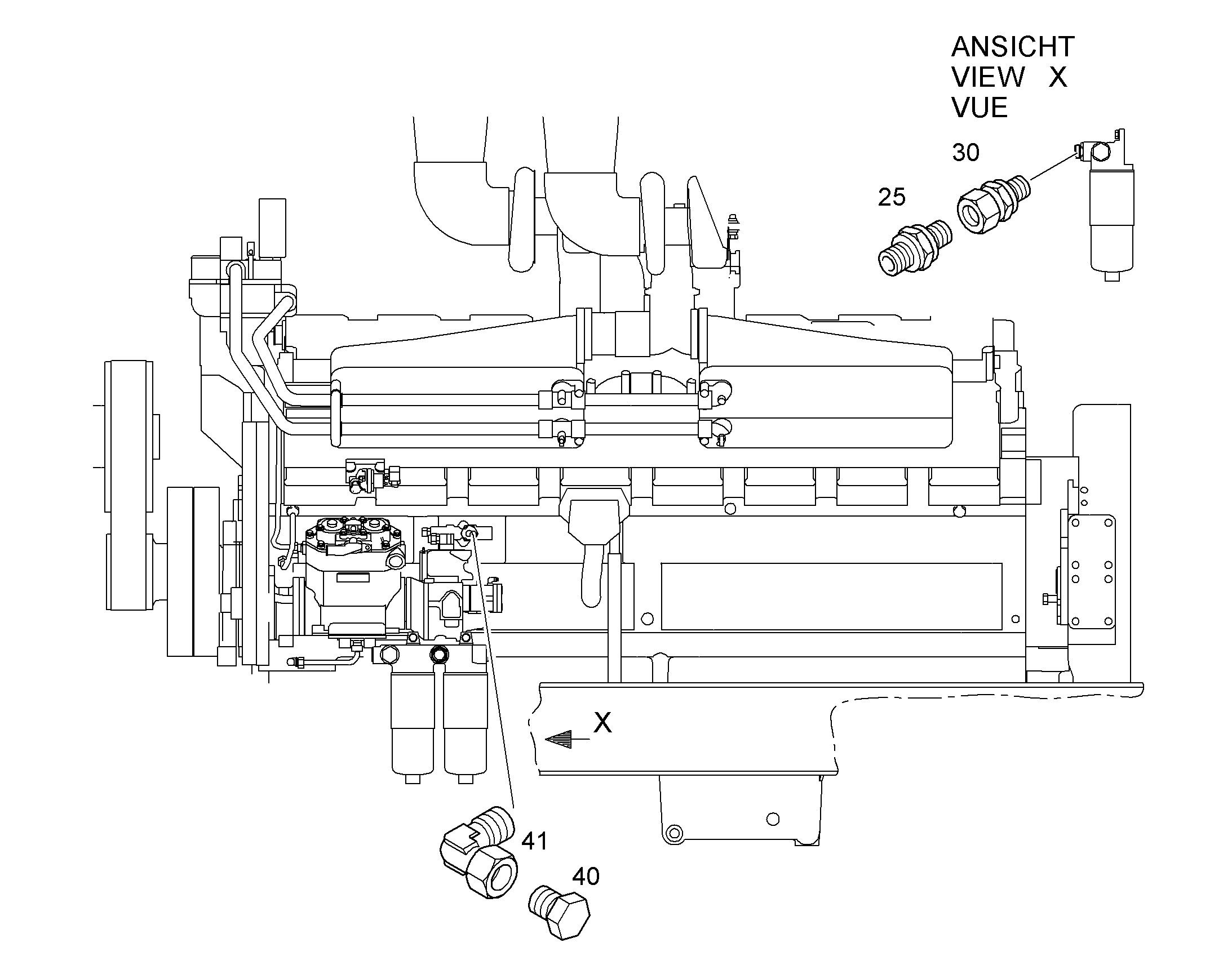 ШТУЦЕР РЕЗЬБОВОЙ GE 35L 1 5/16-12UN-2A 7410472 LIEBHERR