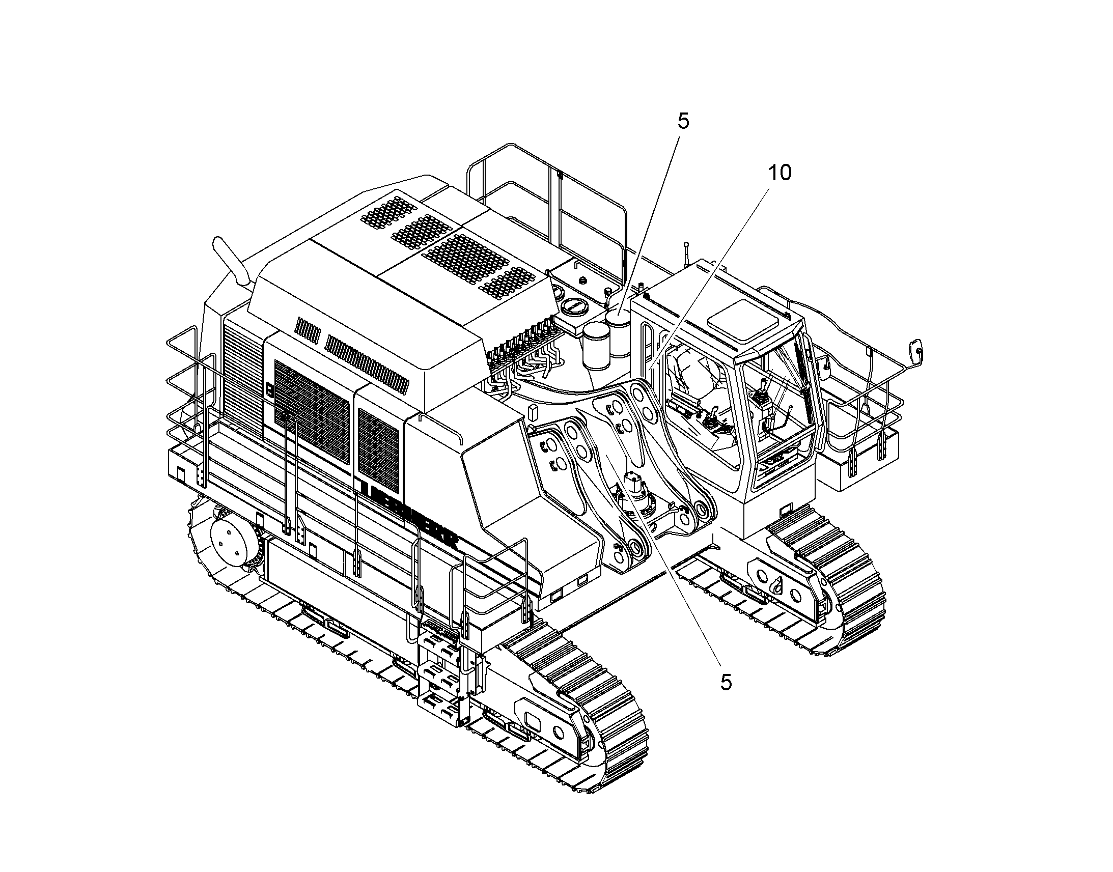 ЁМКОСТЬ СМАЗОЧНАЯ 9010163 LIEBHERR