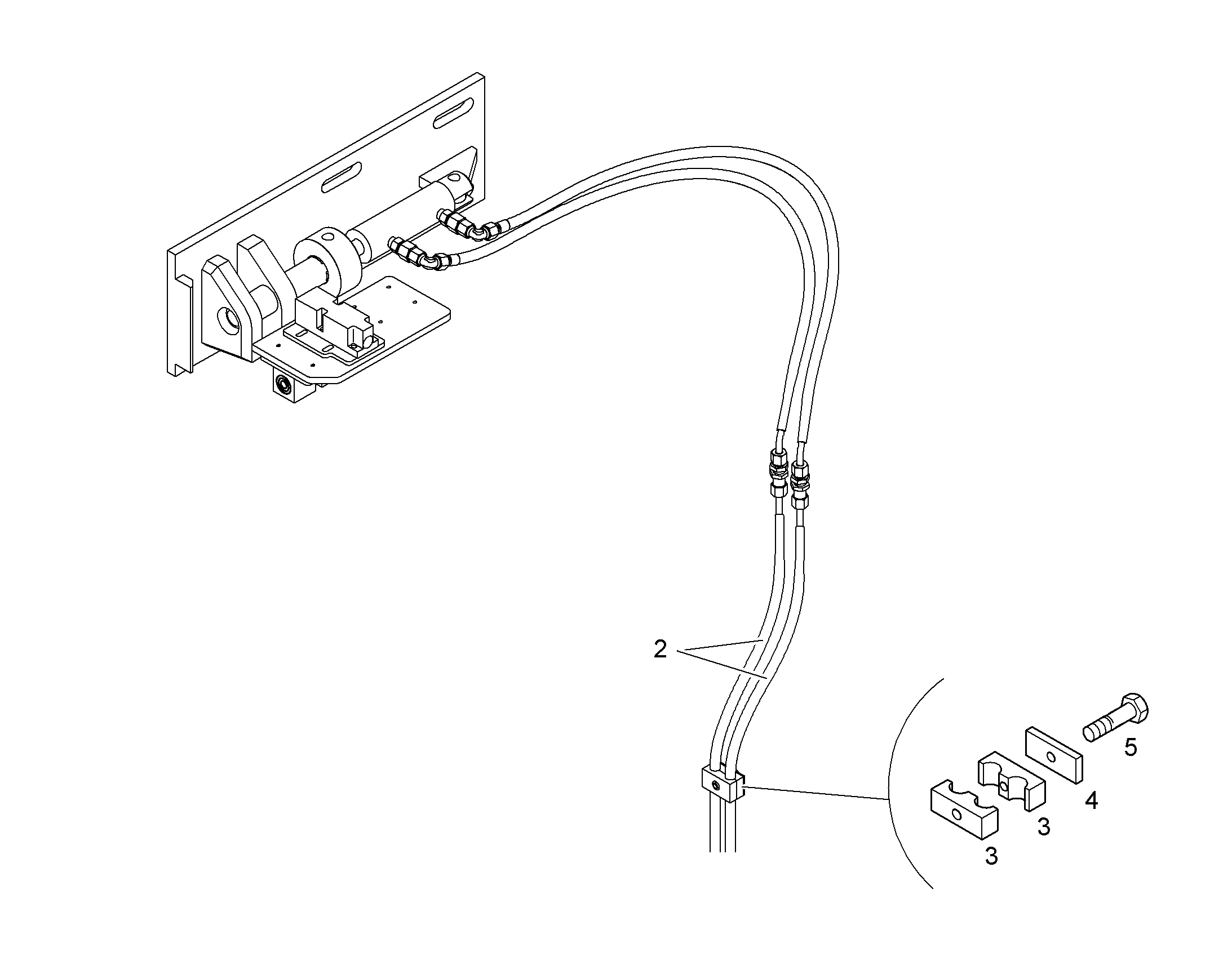 ШЛАНГ МАСЛЯНЫЙ 8X3900 5614567 LIEBHERR
