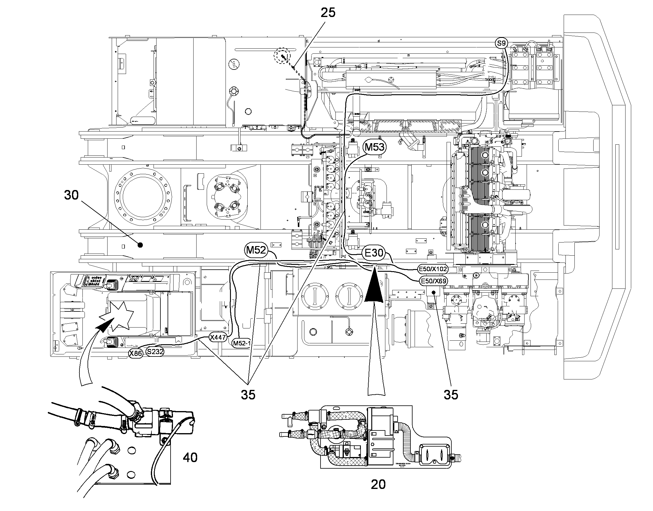 ВСТРОЕННЫЕ ДЕТАЛИ 9011579 LIEBHERR