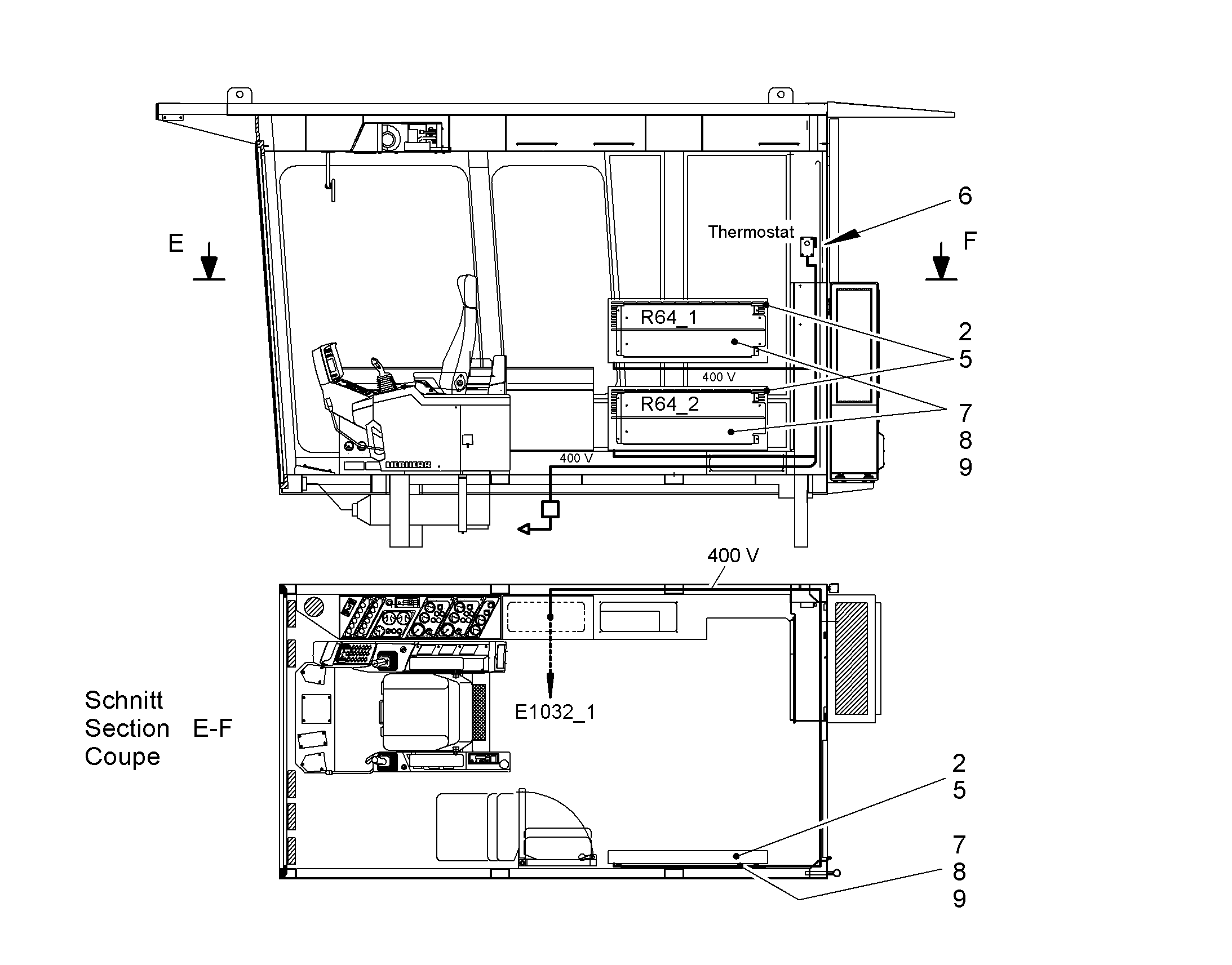 ЖГУТ КАБЕЛЕЙ (ПРОВОДКА) 10036592 LIEBHERR