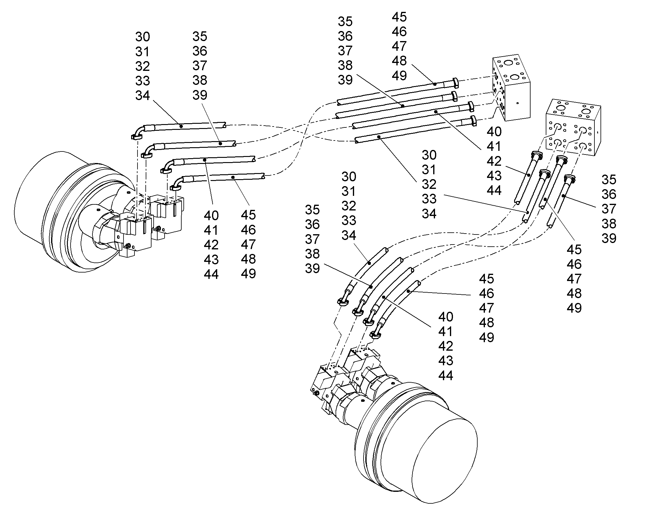 ШЛАНГ 32X2670 10045558 LIEBHERR