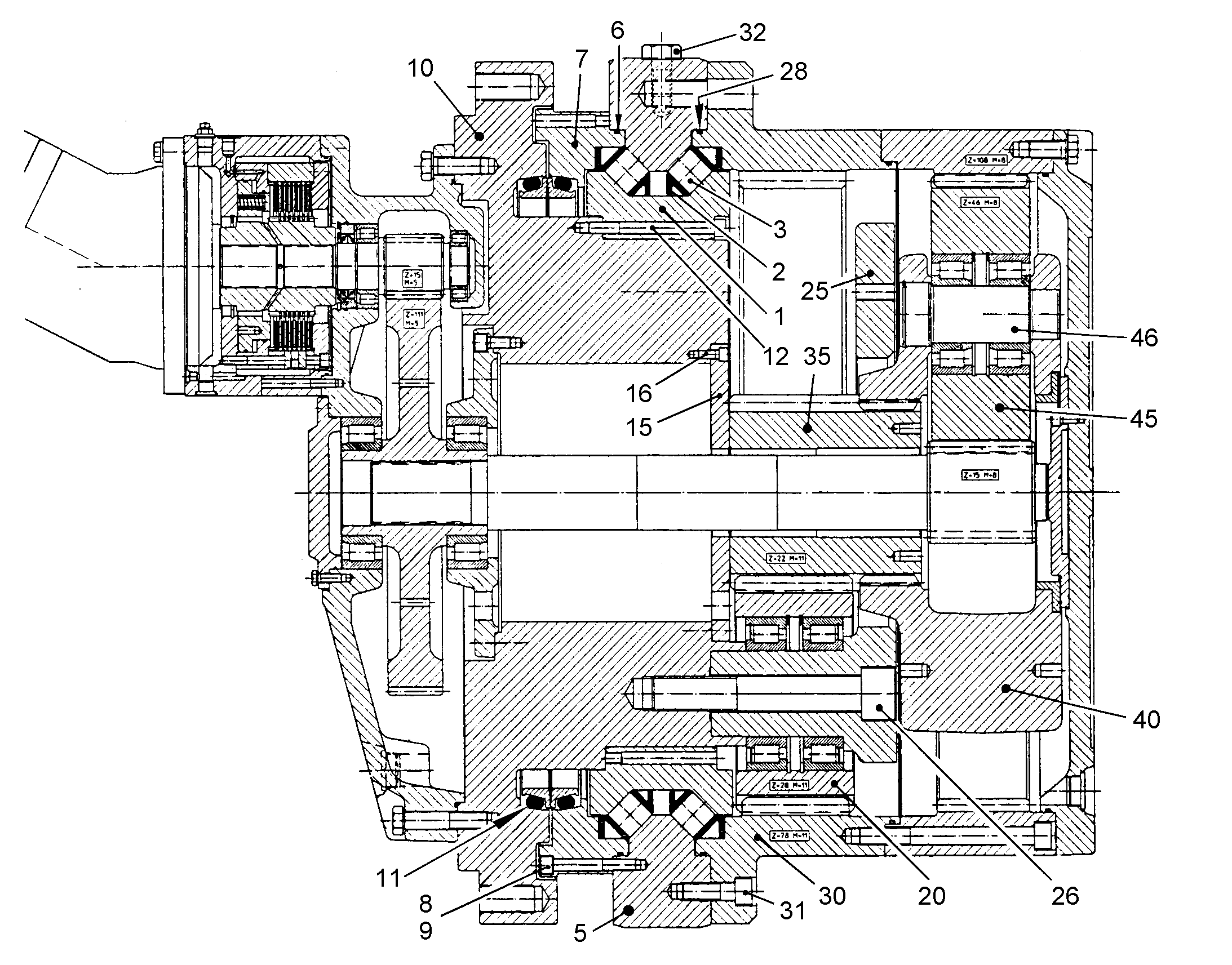 БОЛТ С ШЕСТИГРАННОЙ ГОЛОВКОЙ ISO 4017 M36X50 8.8 A3C 4002574 LIEBHERR
