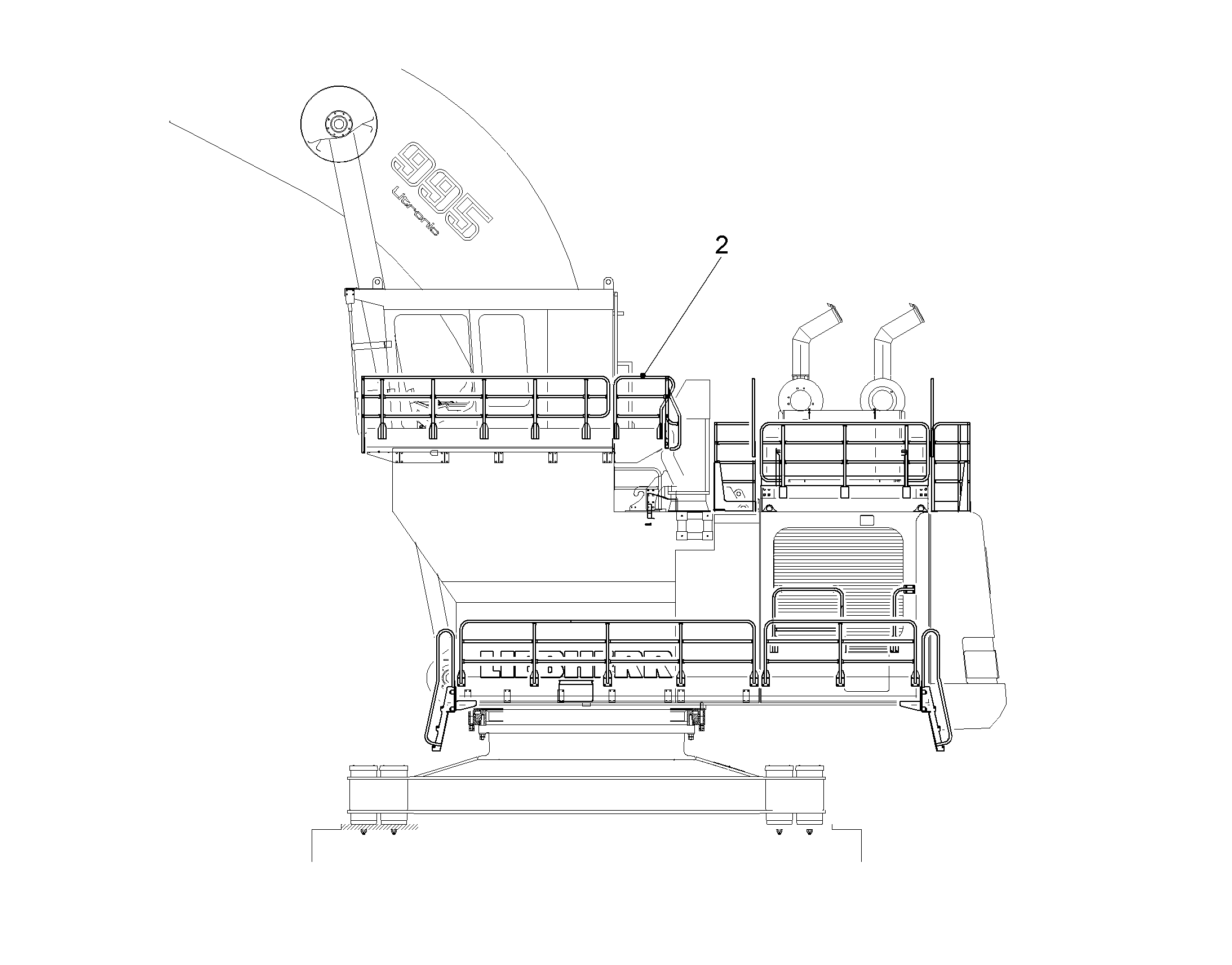 КОМПЛЕКТ ПОРУЧНИ F.P995 10048674 LIEBHERR