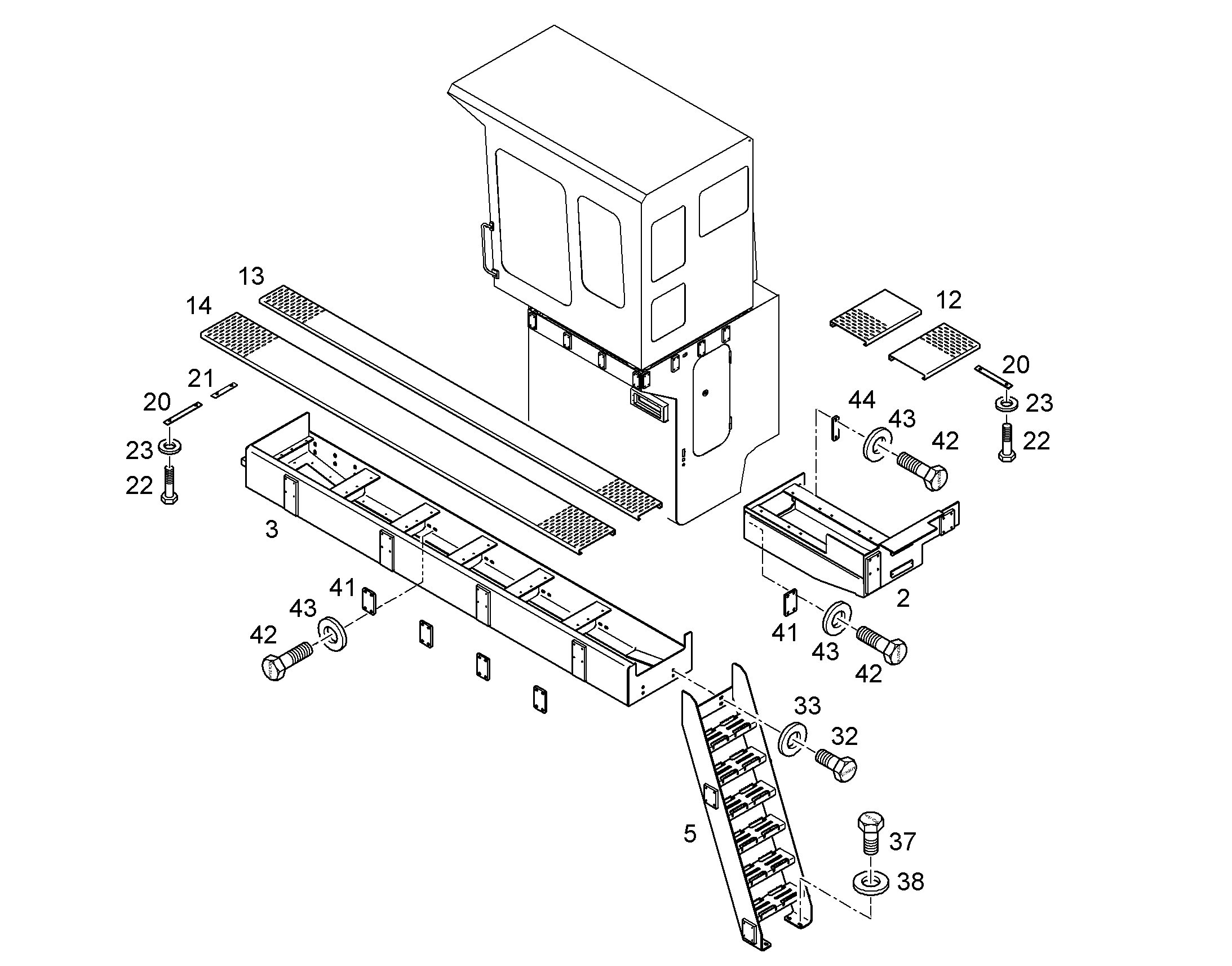 РЕШЕТКА КОЛОСНИКОВАЯ 10049523 LIEBHERR
