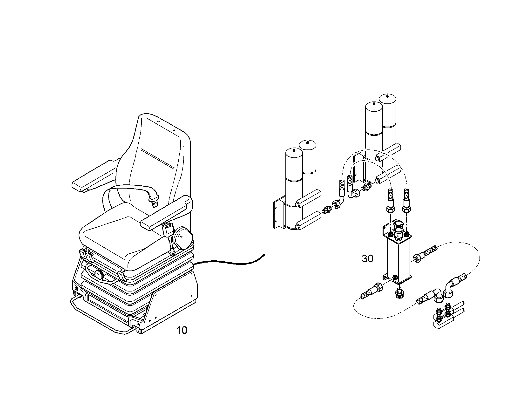 КОМПЛЕКТ ПОДОГРЕВ 10048484 LIEBHERR