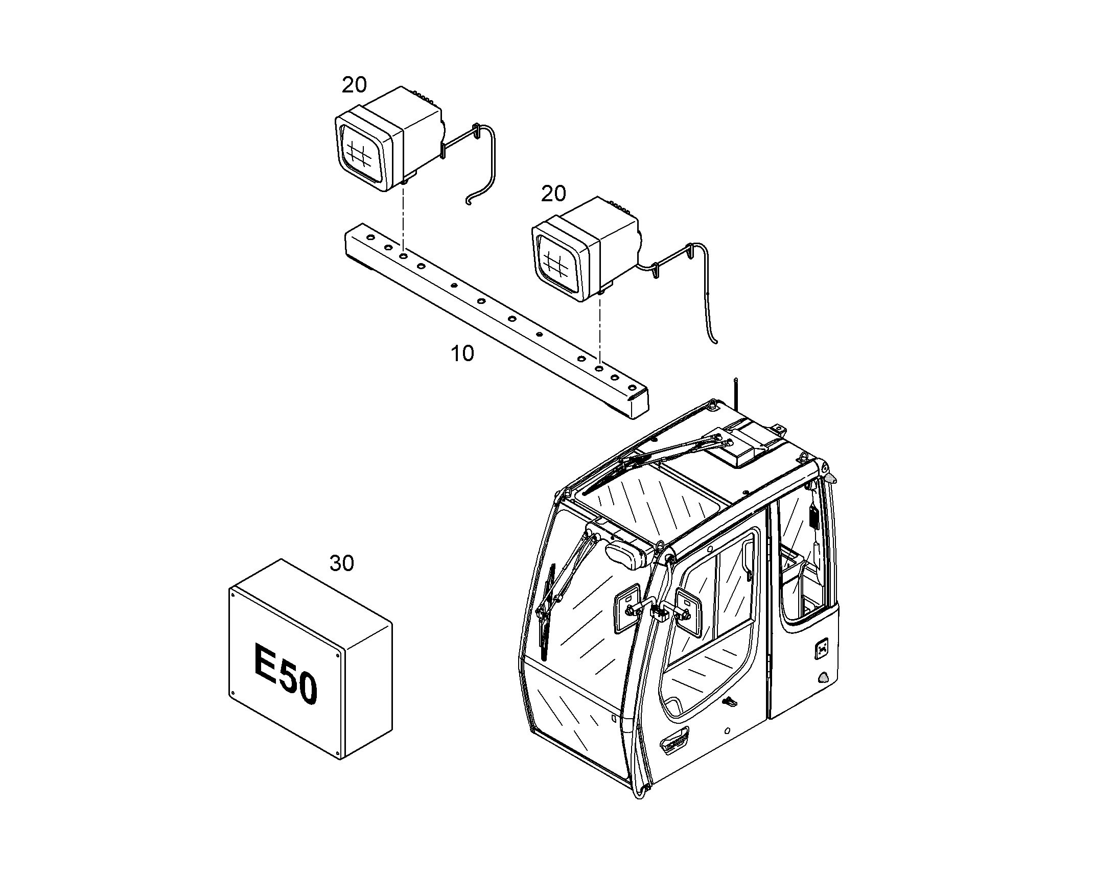 ПОДГОТОВКА ФАРЫ XENON 10217305 LIEBHERR