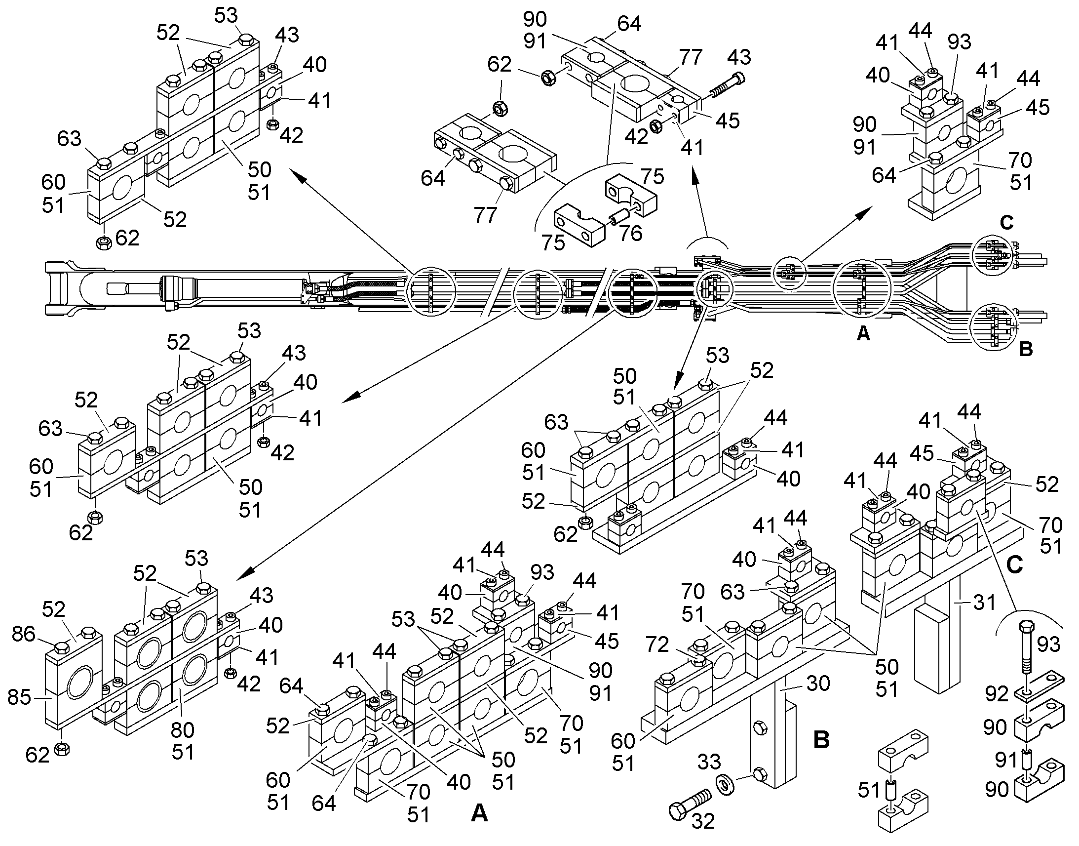 БОЛТ С ЦИЛИНДР. ГОЛОВК. ISO 4762 M6X45 10.9 A2C 4002698 LIEBHERR