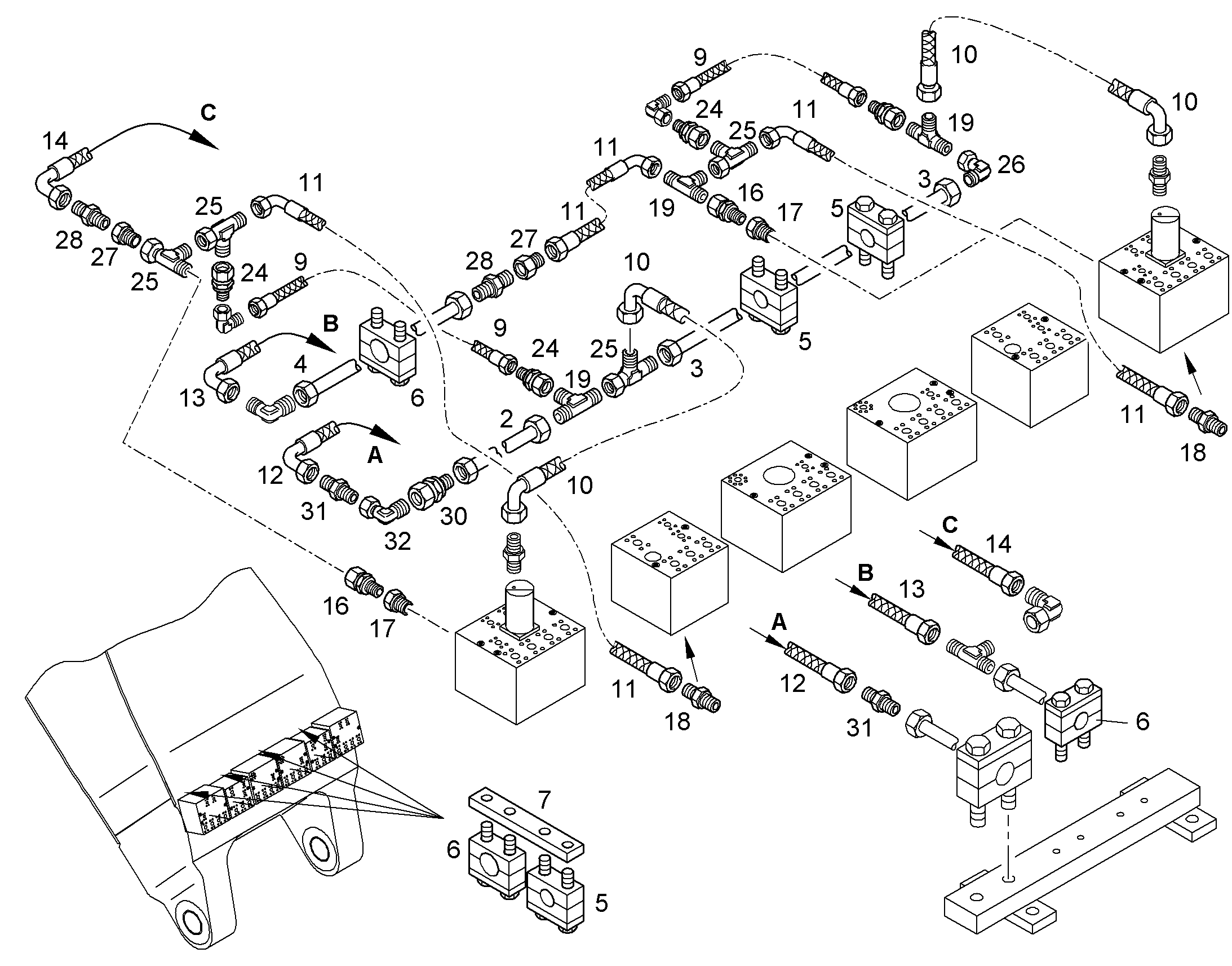 ШЛАНГ 16X1150 7413200 LIEBHERR