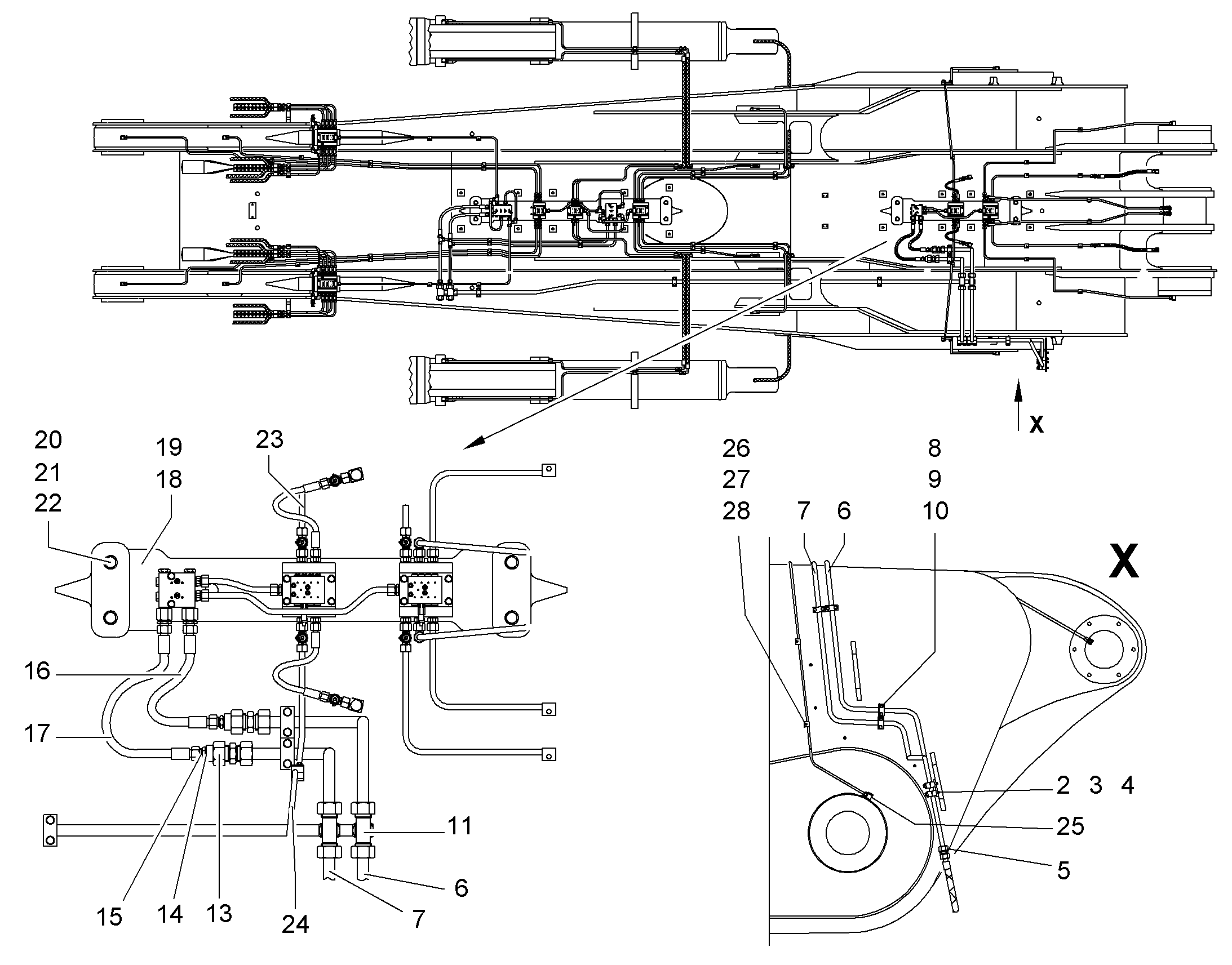 ШЛАНГ 12X450 10027315 LIEBHERR