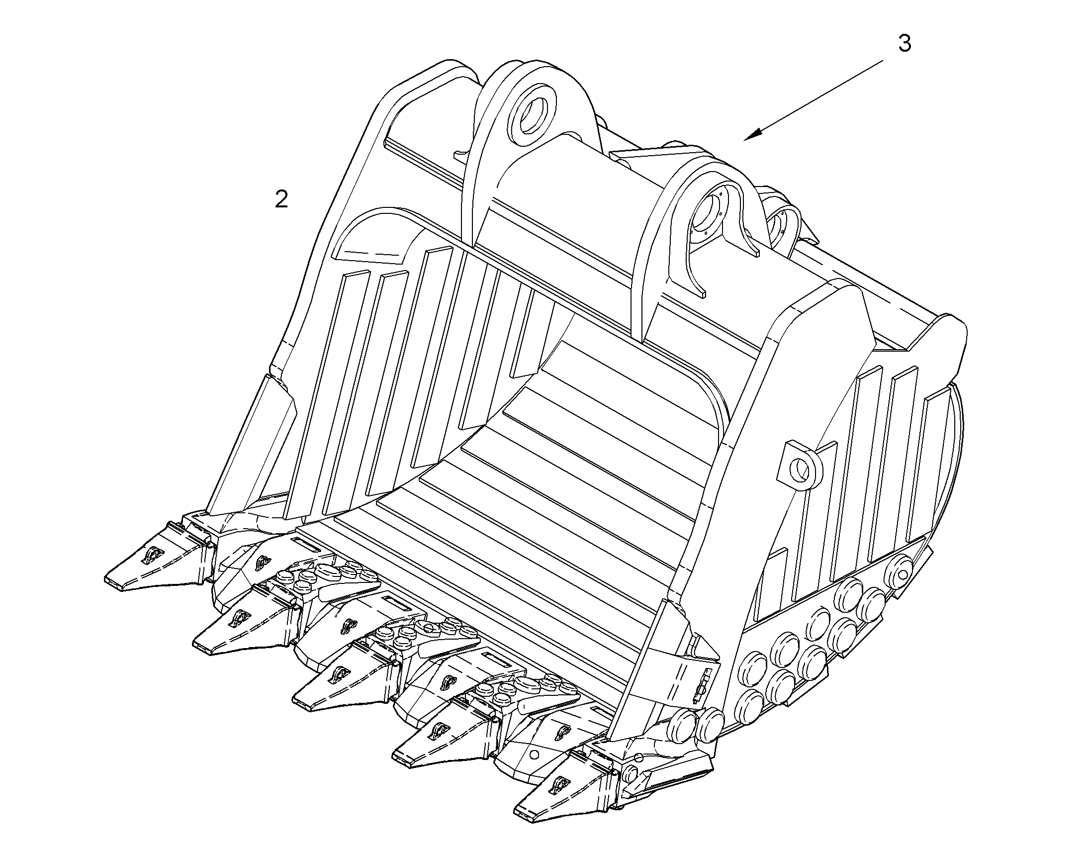 ЛОПАТА ОБРАТНАЯ HDV 9927913 LIEBHERR