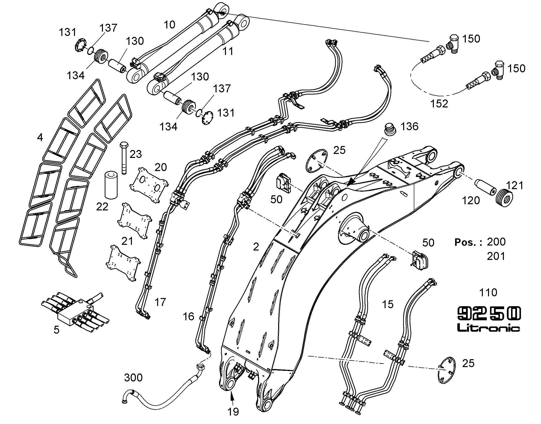 ТАБЛИЧКА 9250 10054071 LIEBHERR