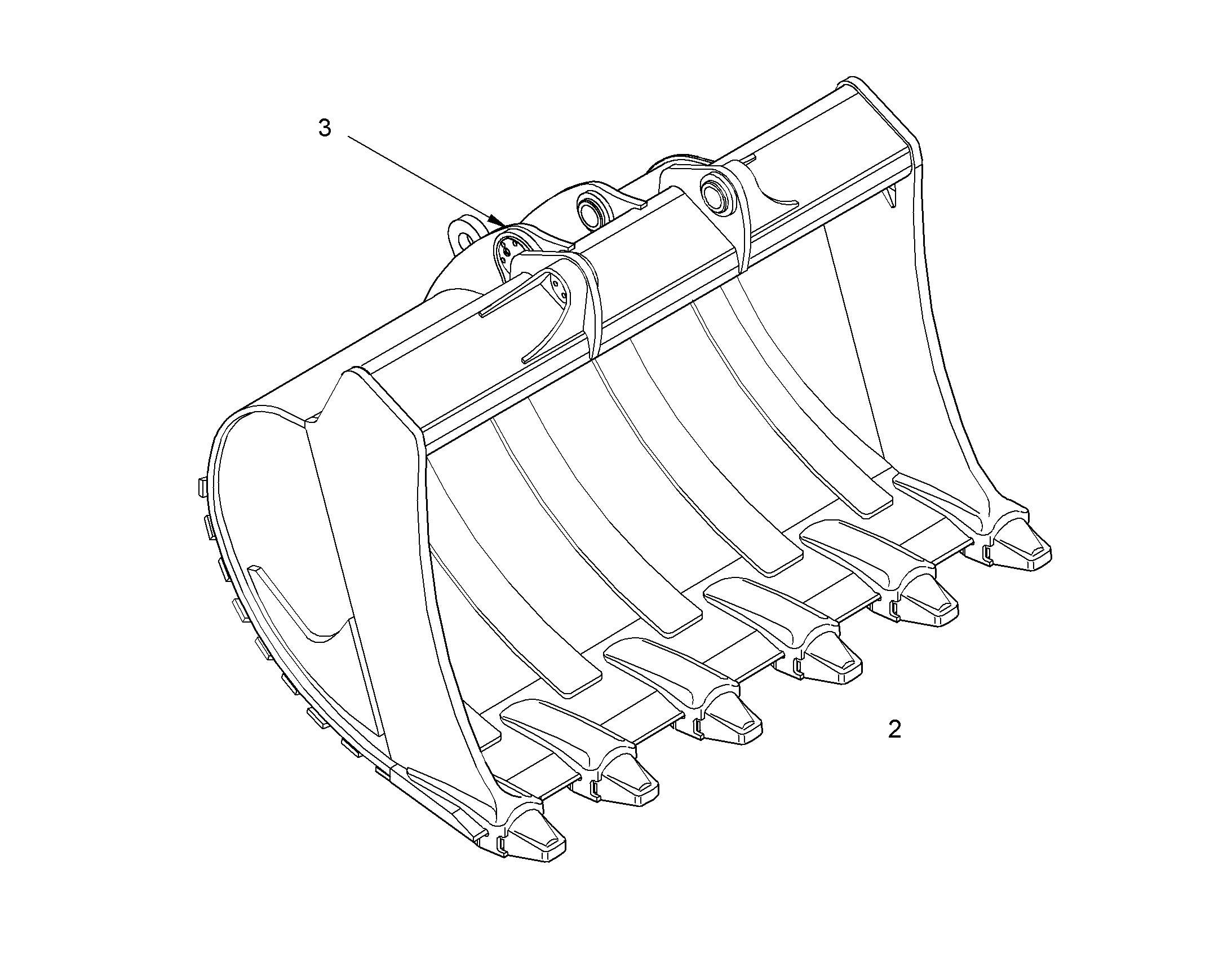 ЛОПАТА ОБРАТНАЯ HD 10048769 LIEBHERR