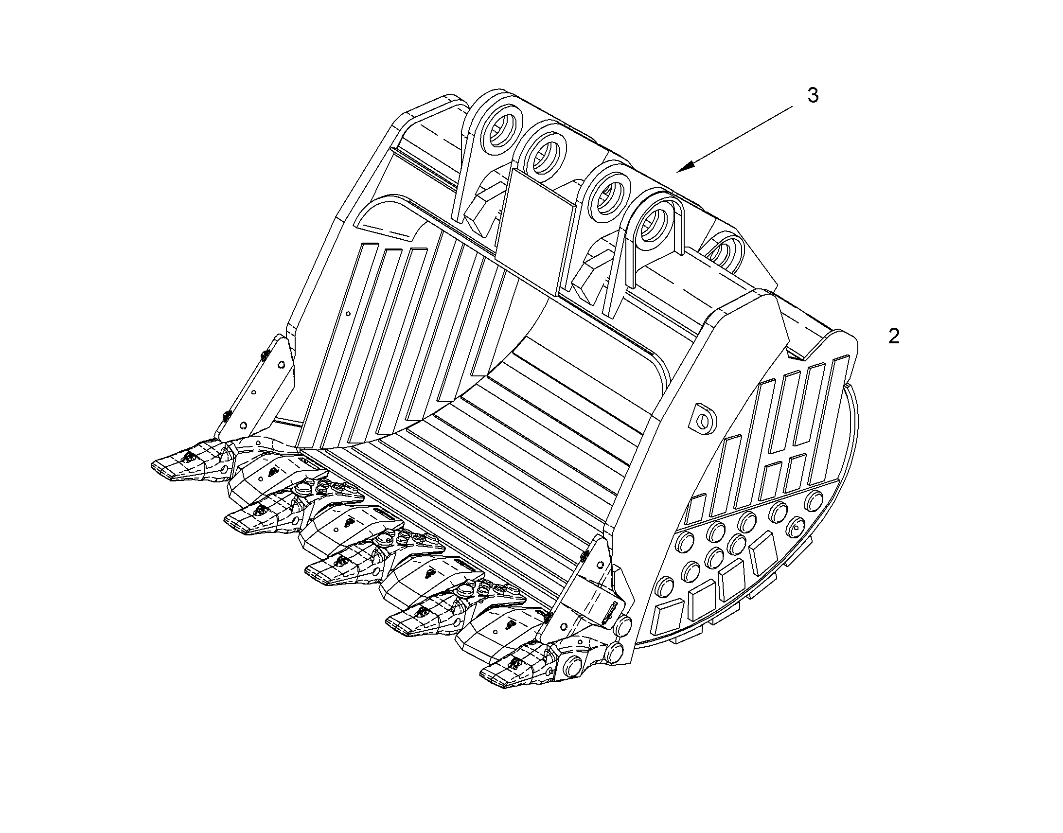 ЛОПАТА ОБРАТНАЯ 10024765 LIEBHERR