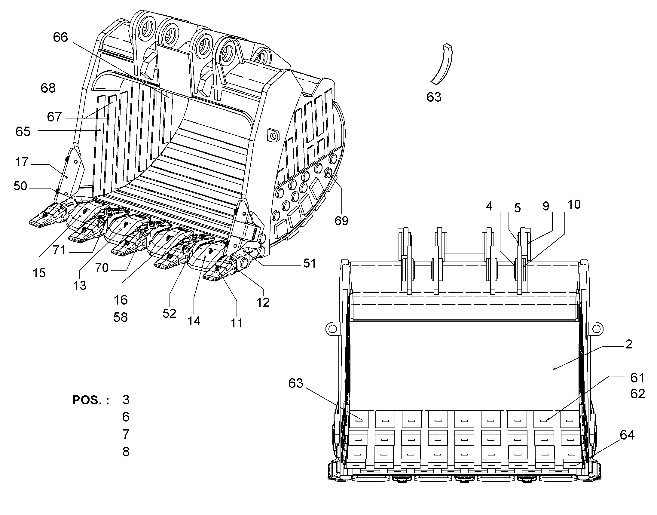 ЭЛЕМЕНТЫ МОНТАЖНЫЕ 9945257 LIEBHERR