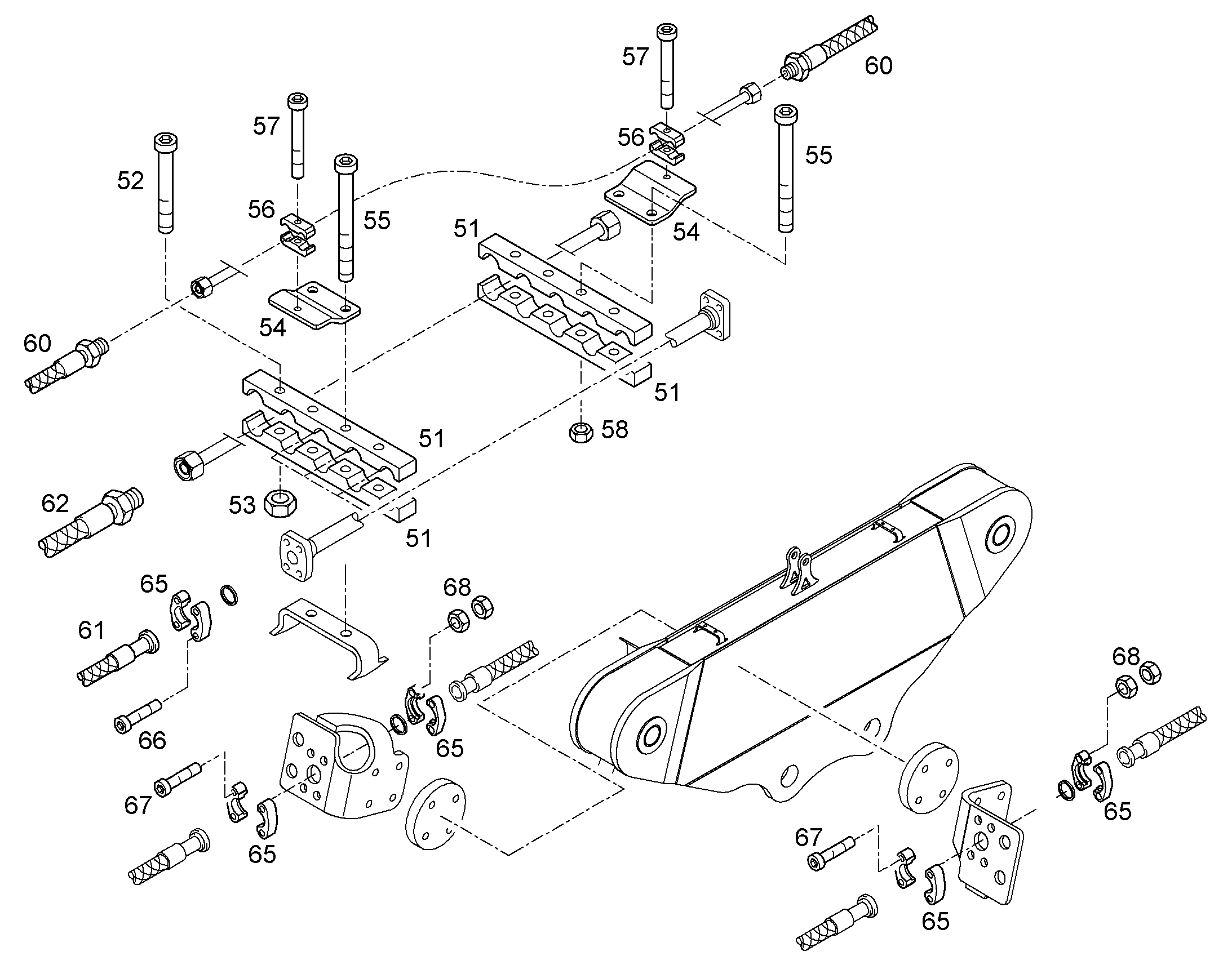 ШЕСТИГРАННАЯ ГАЙКА M16 4600739 LIEBHERR