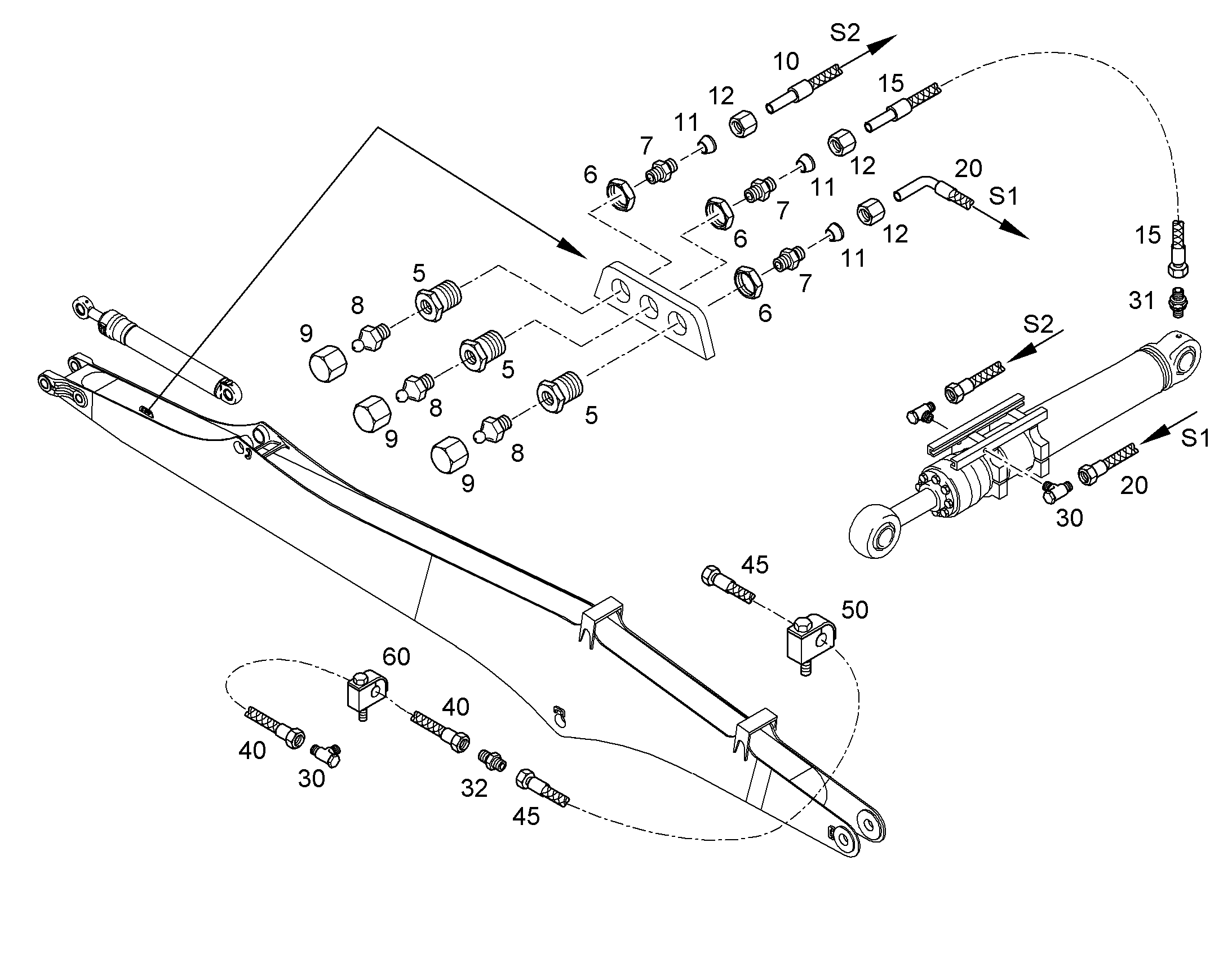 СКОБА d=10-- 7371865 LIEBHERR