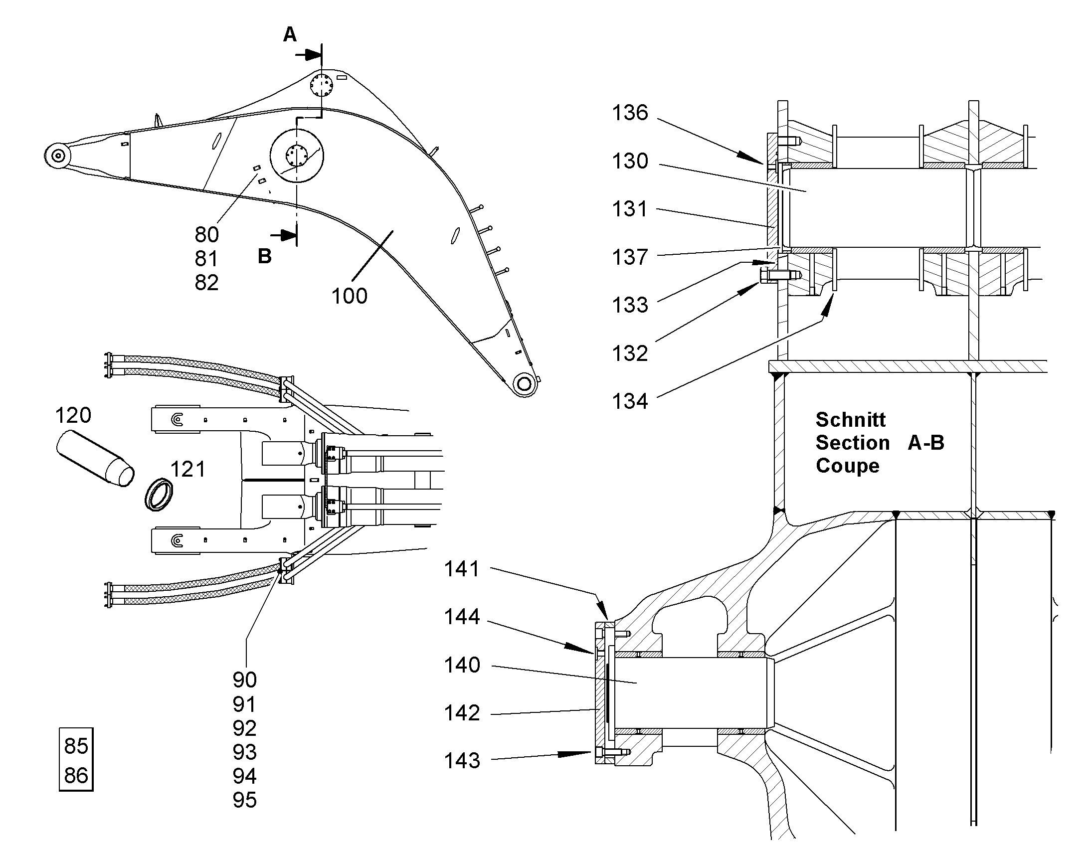 ШТИФТ ПРОСЕЧНОЙ С ГОЛОВКОЙ 2X6 12691308 LIEBHERR