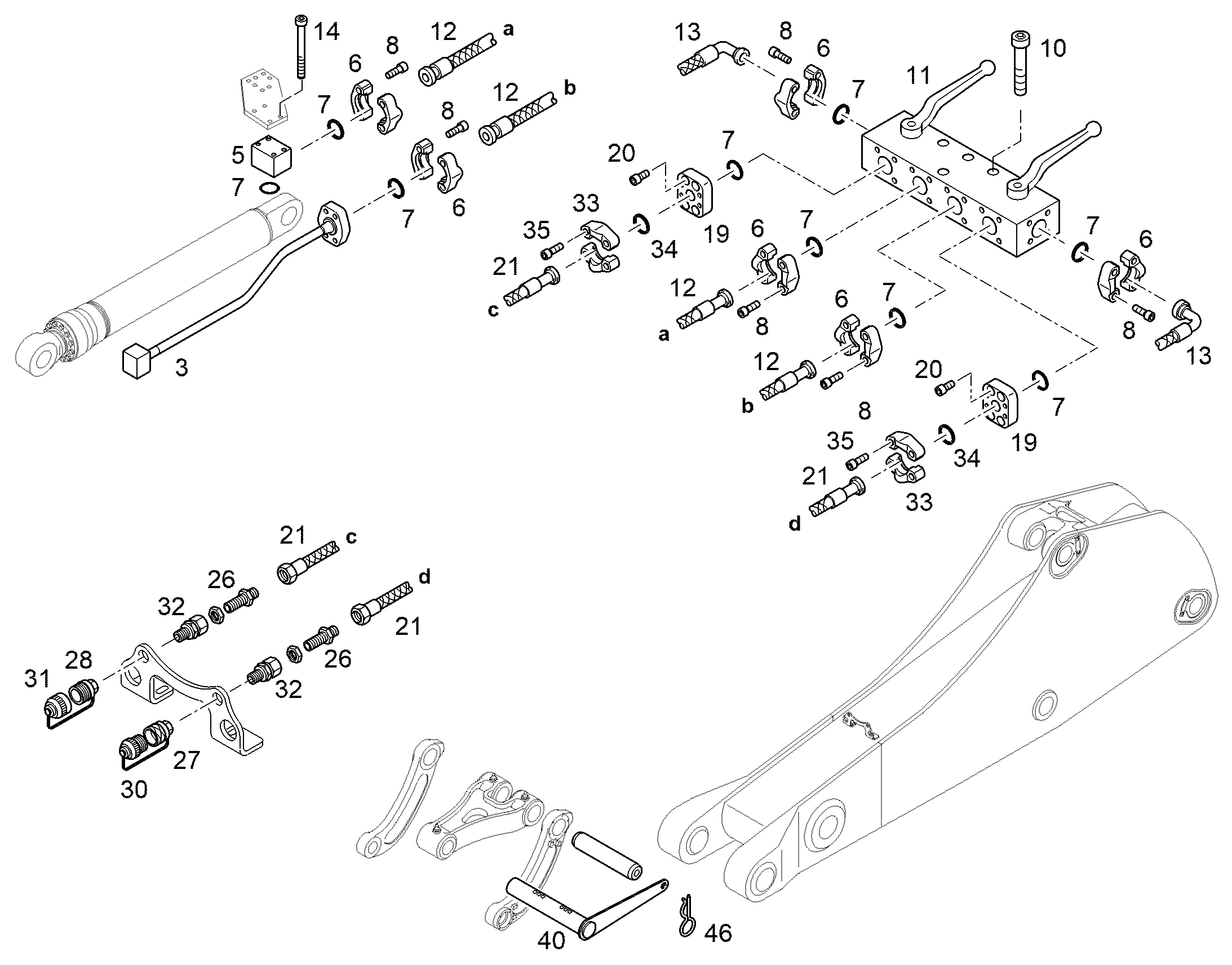 КОМПЛЕКТ КАБЕЛЕЙ 10055586 LIEBHERR