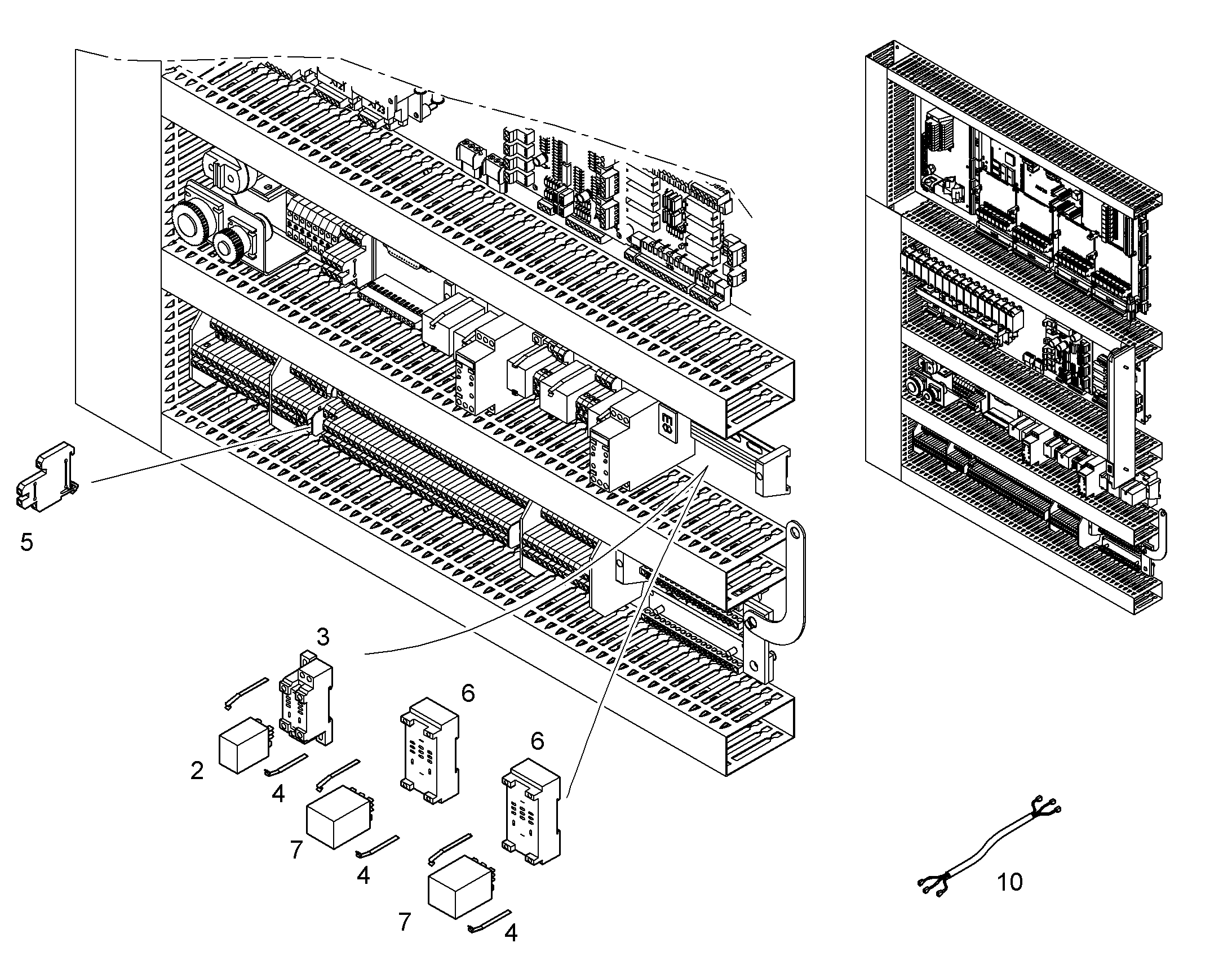 КОМПЛЕКТ КАБЕЛЕЙ 10057552 LIEBHERR