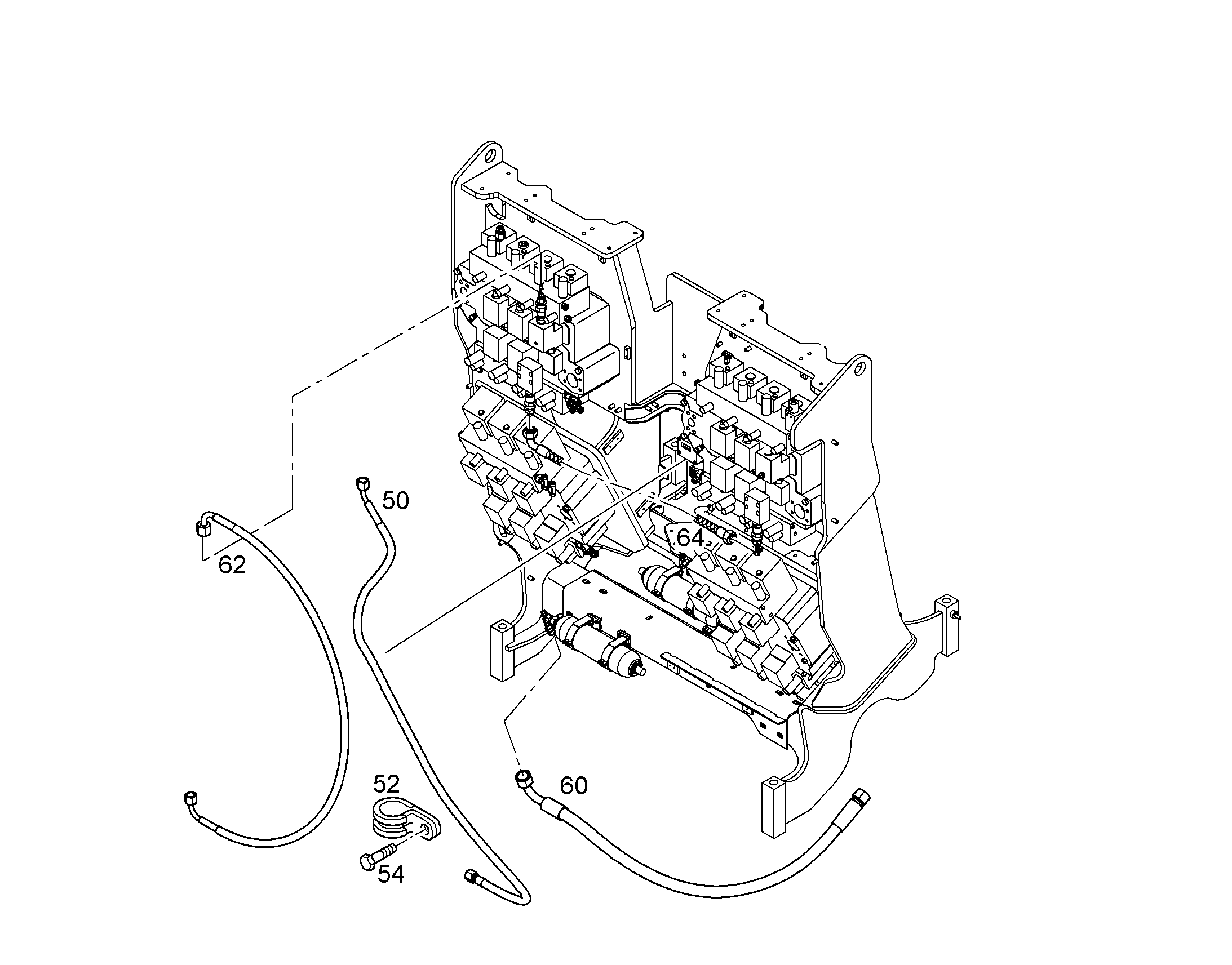 ШЛАНГ 8X1300 5618572 LIEBHERR