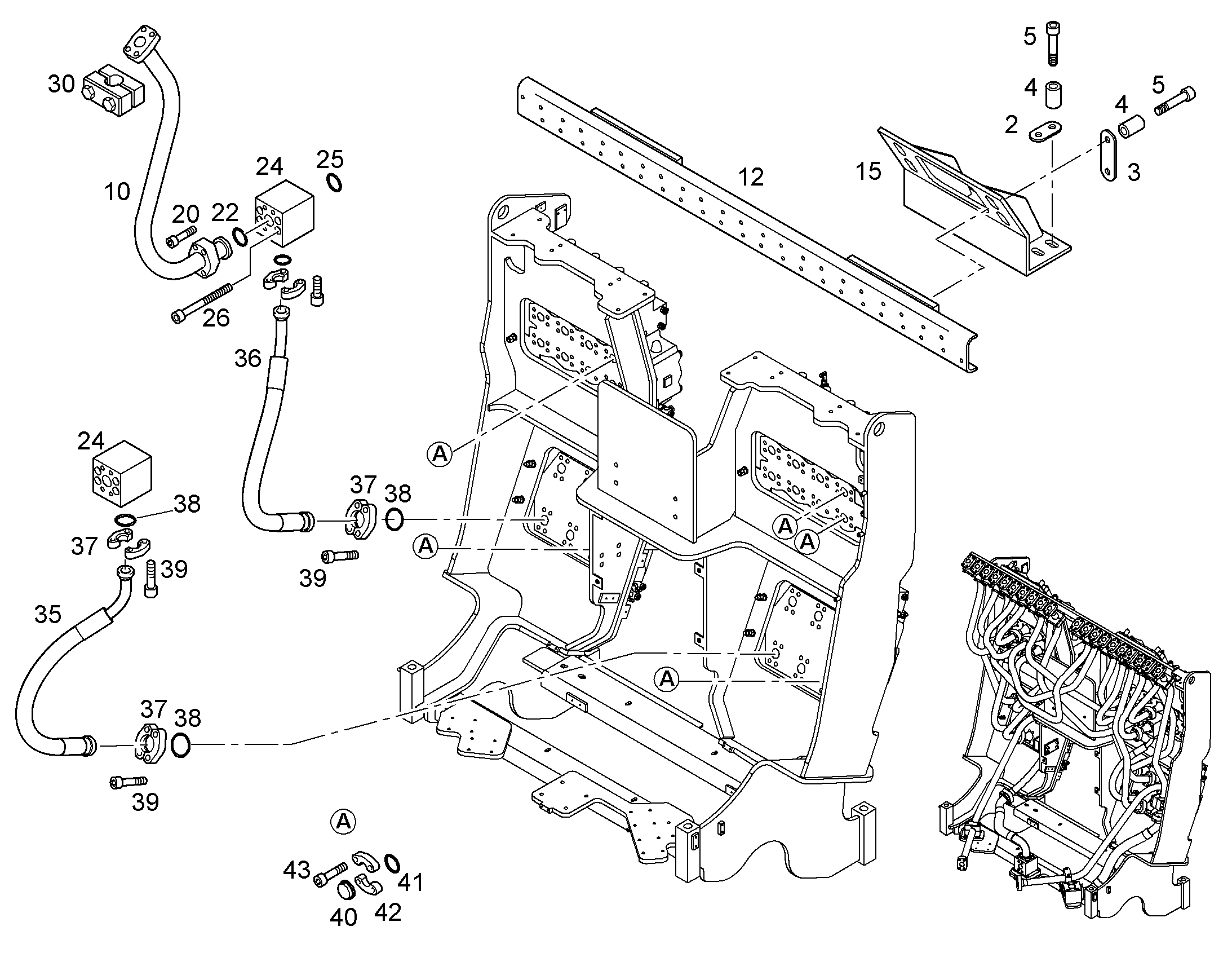 ЛИНИЯ НАПОРНАЯ 10056621 LIEBHERR