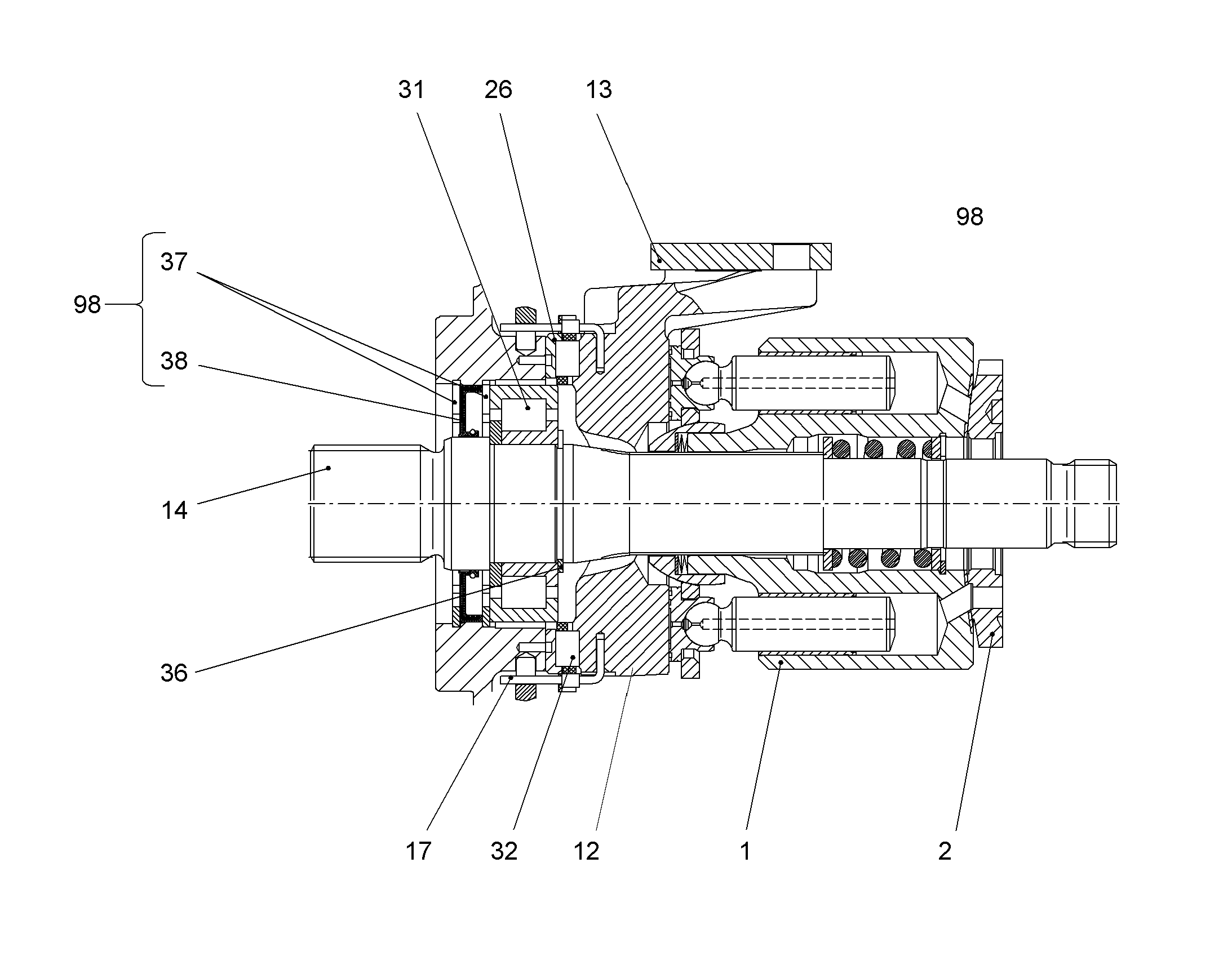 УЗЕЛ ПРИВОДНОЙ 10298686 LIEBHERR
