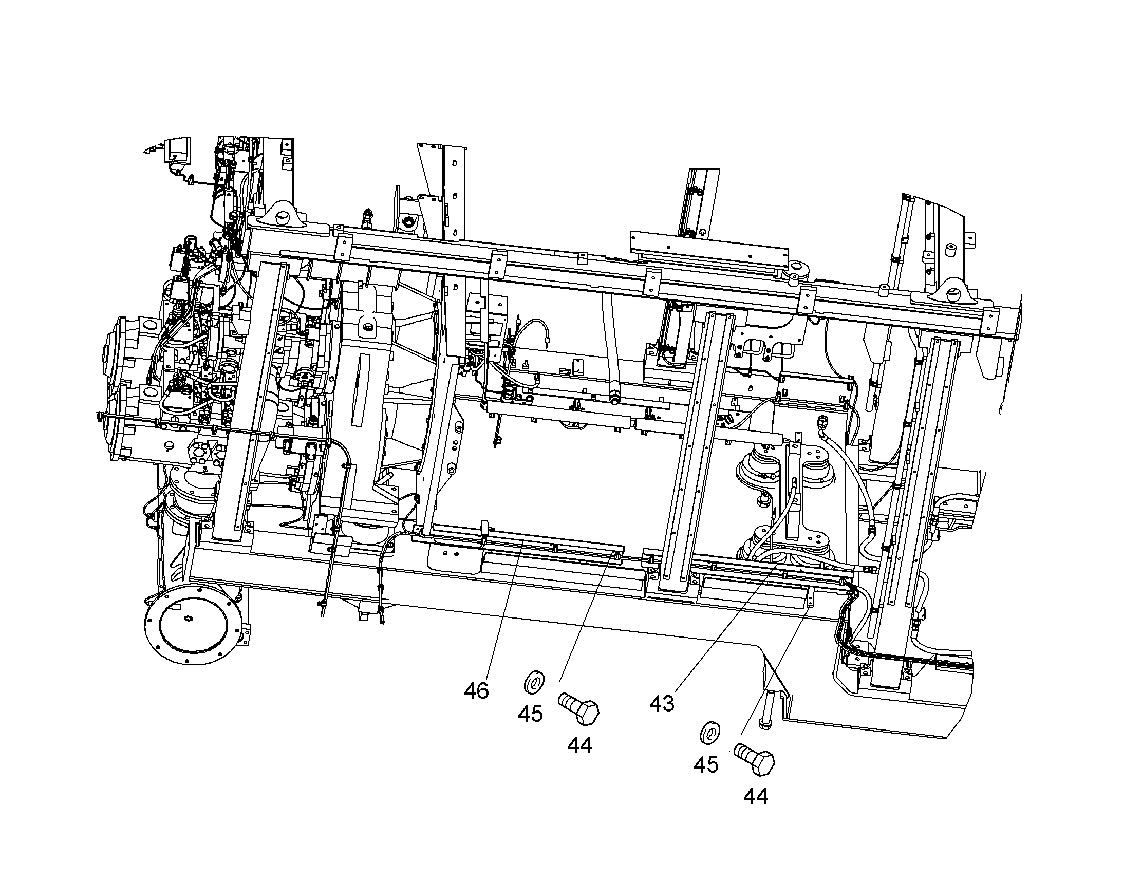 КРОНШТЕЙН В СБОРЕ 10064407 LIEBHERR
