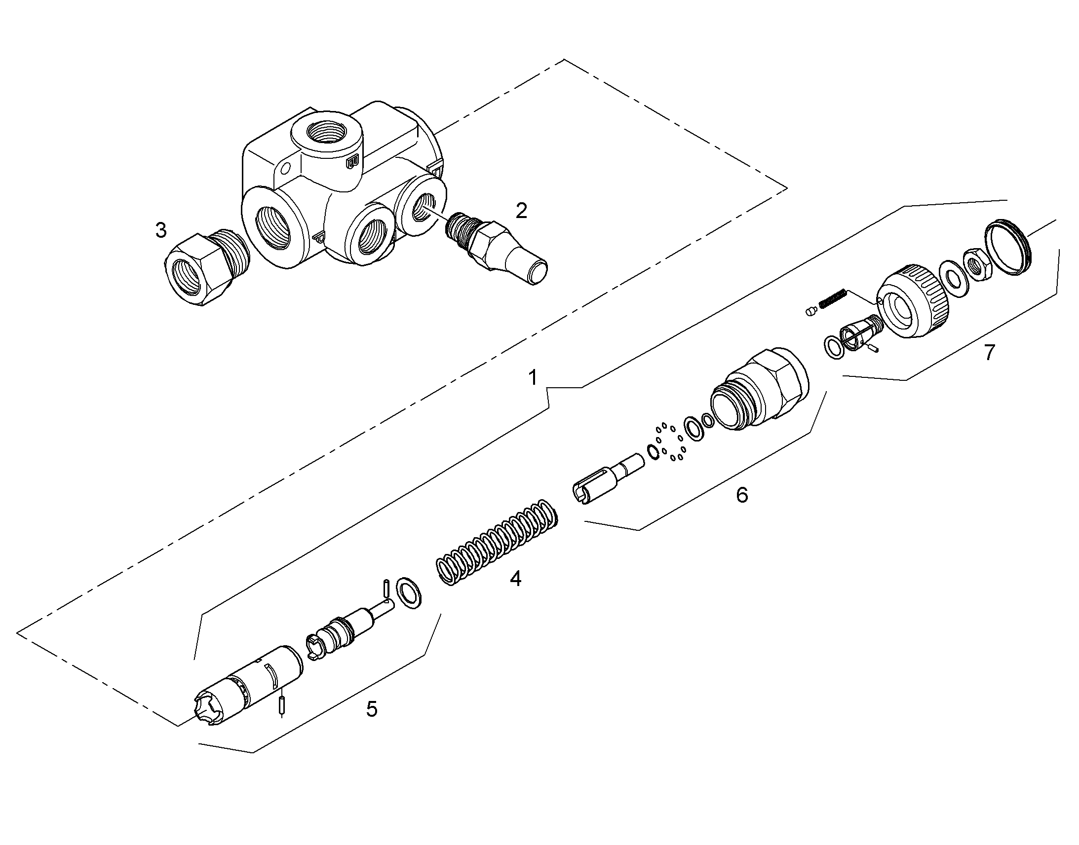 РУЧКА ПОВОРОТНАЯ 10217372 LIEBHERR
