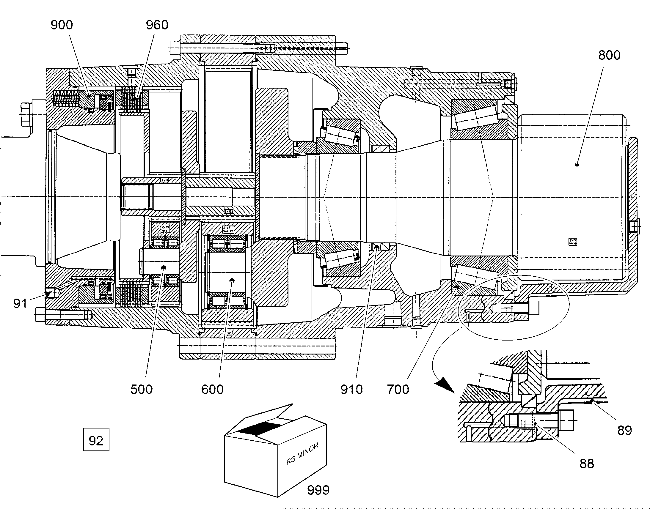 РЕМОНТНЫЙ КОМПЛЕКТ MINOR 90003812 LIEBHERR