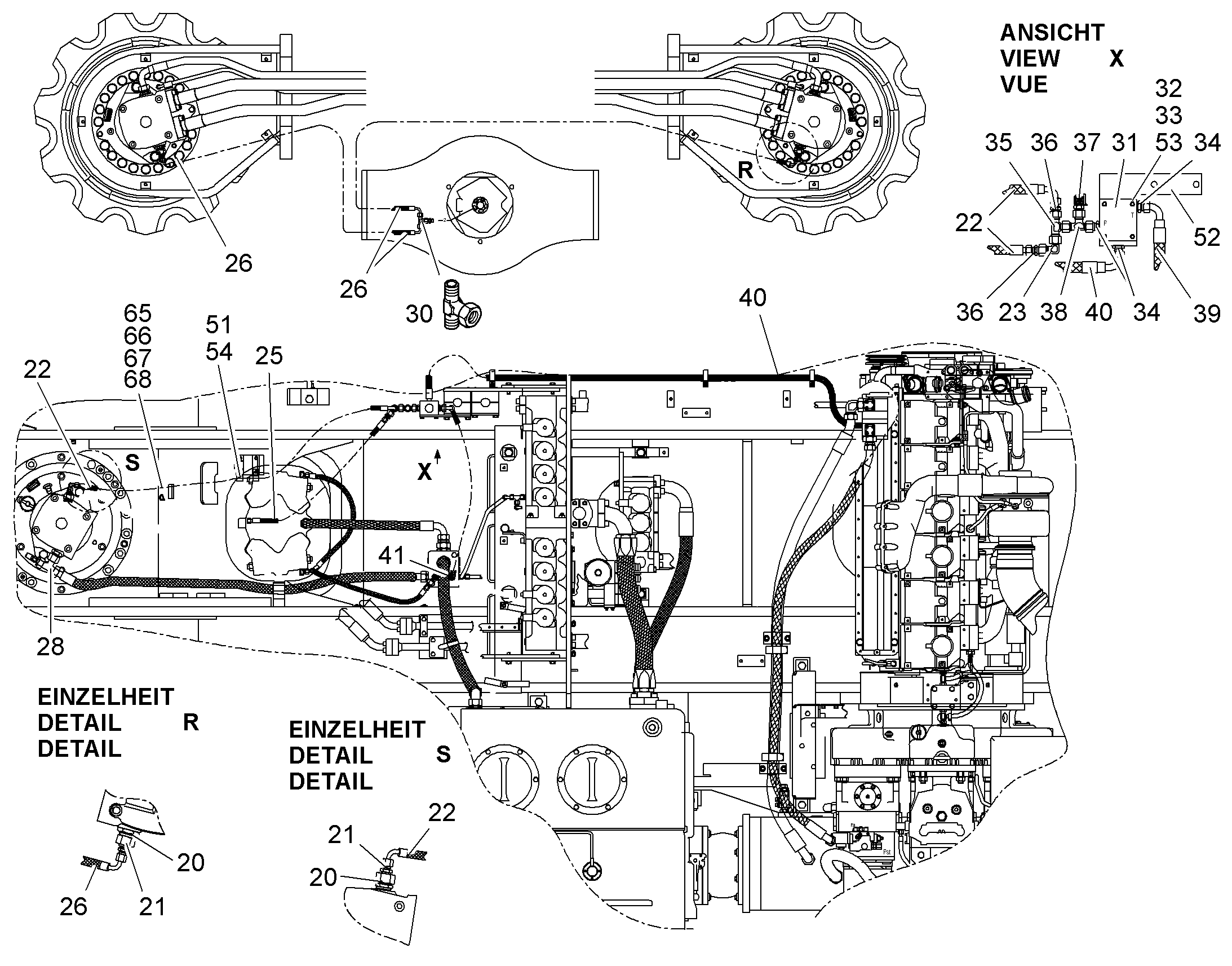 ШЛАНГ 12X1150 10002297 LIEBHERR