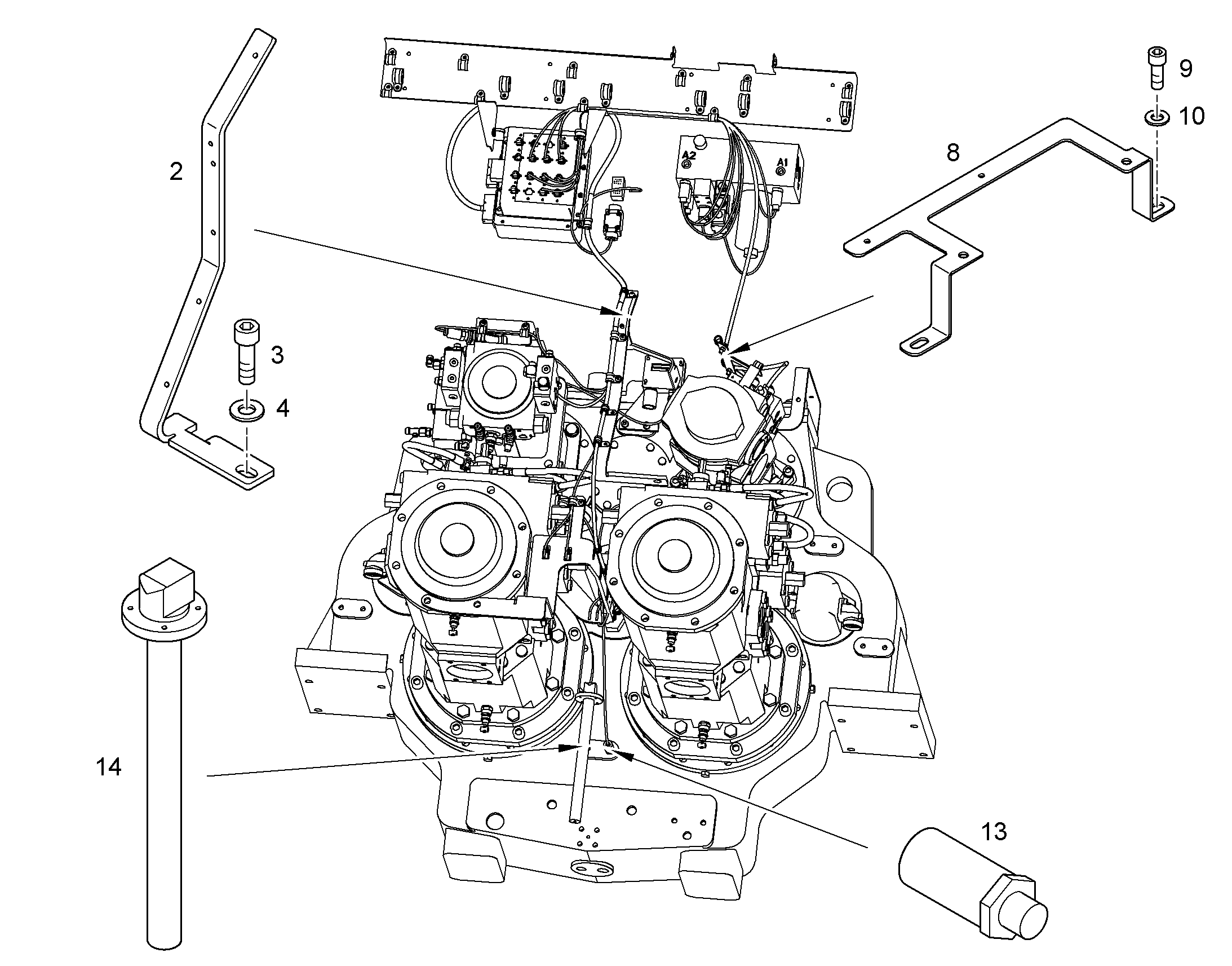 КОНСОЛЬ 10058021 LIEBHERR