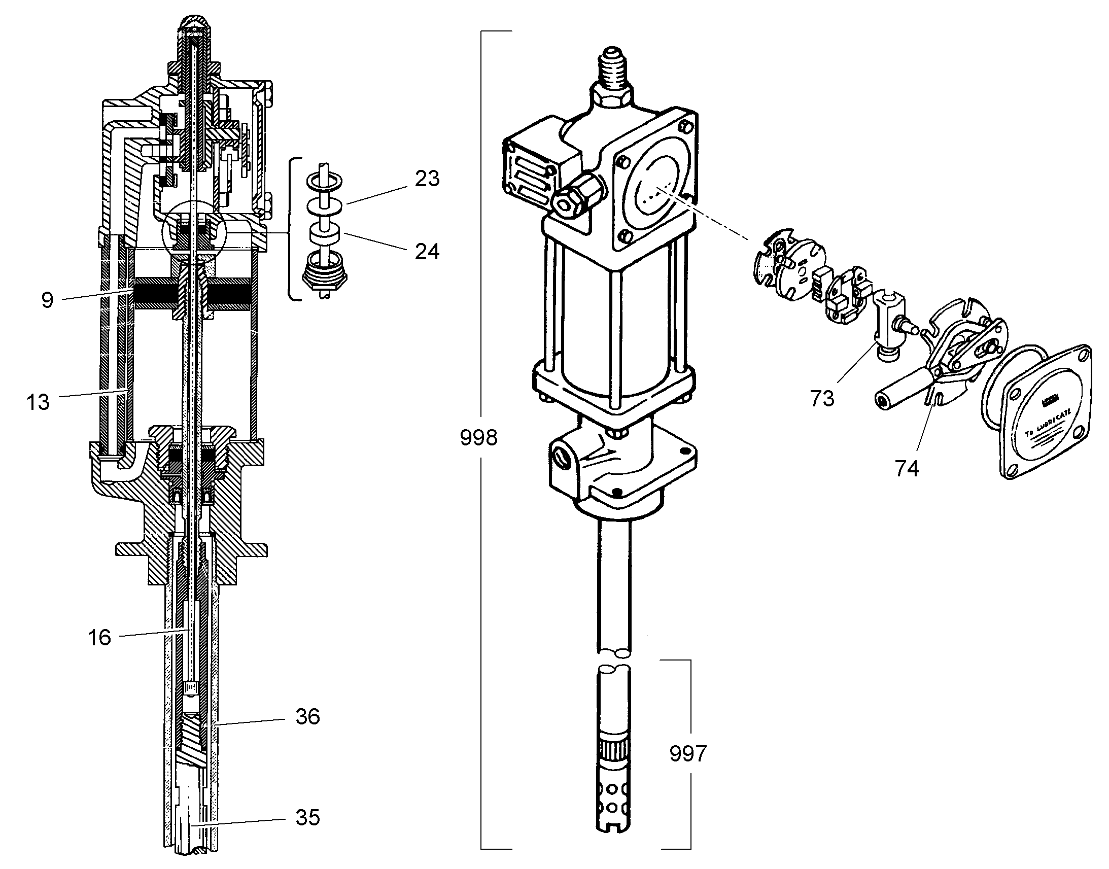 УПЛОТНЕНИЕ ПОРШНЯ 10001651 LIEBHERR