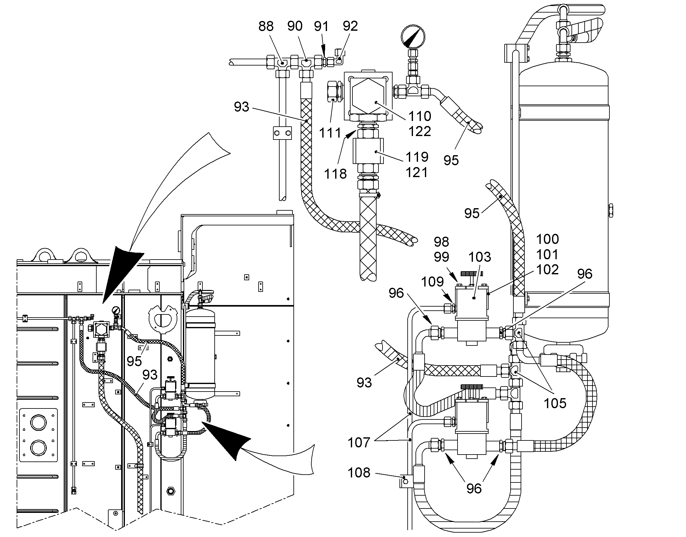 ШТУЦЕР РЕЗЬБОВОЙ M22x1,5/G1/4'A 11170963 LIEBHERR