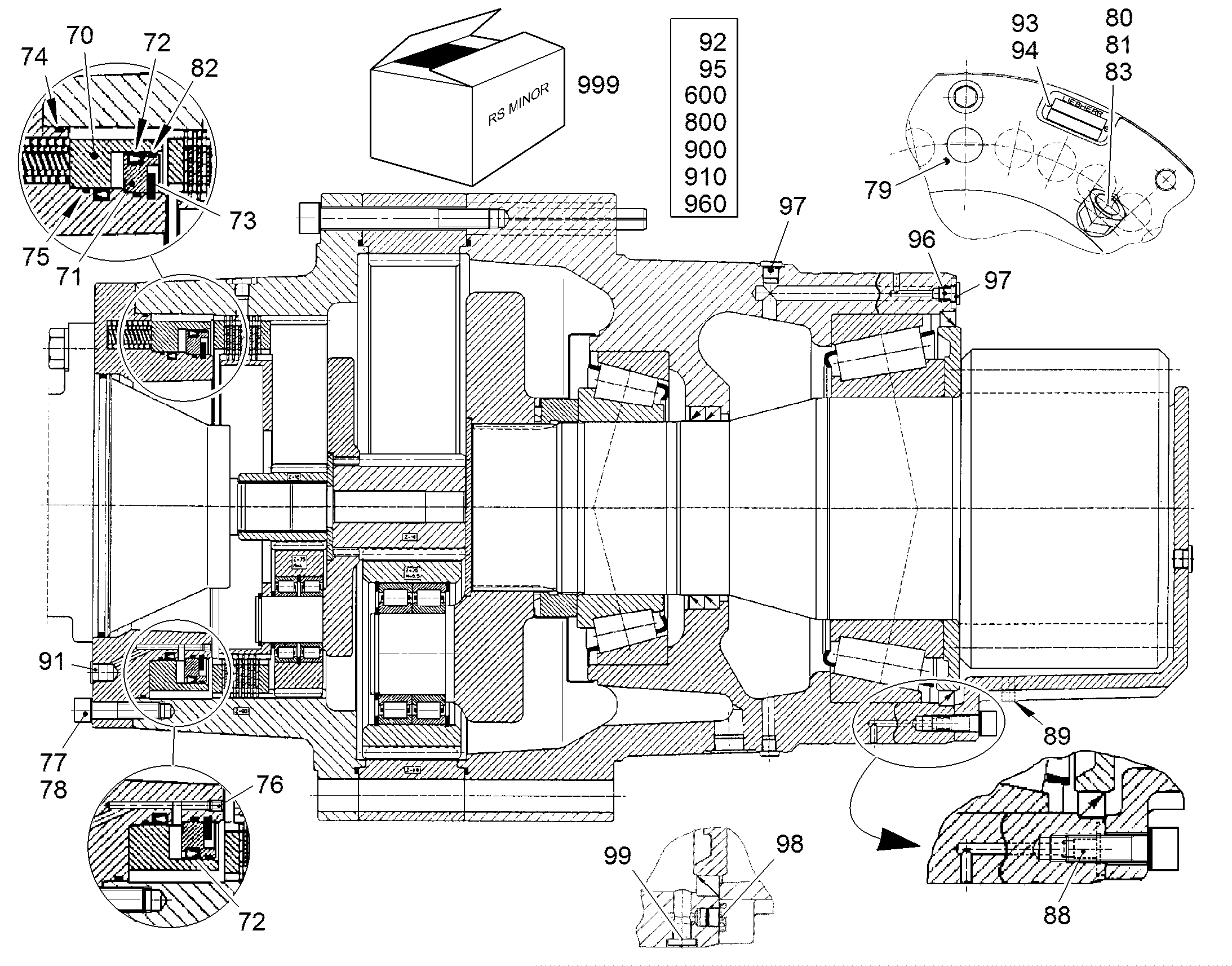 ЗАГЛУШКА GPN 700/19 M14X1,5 GELB 779012401 LIEBHERR