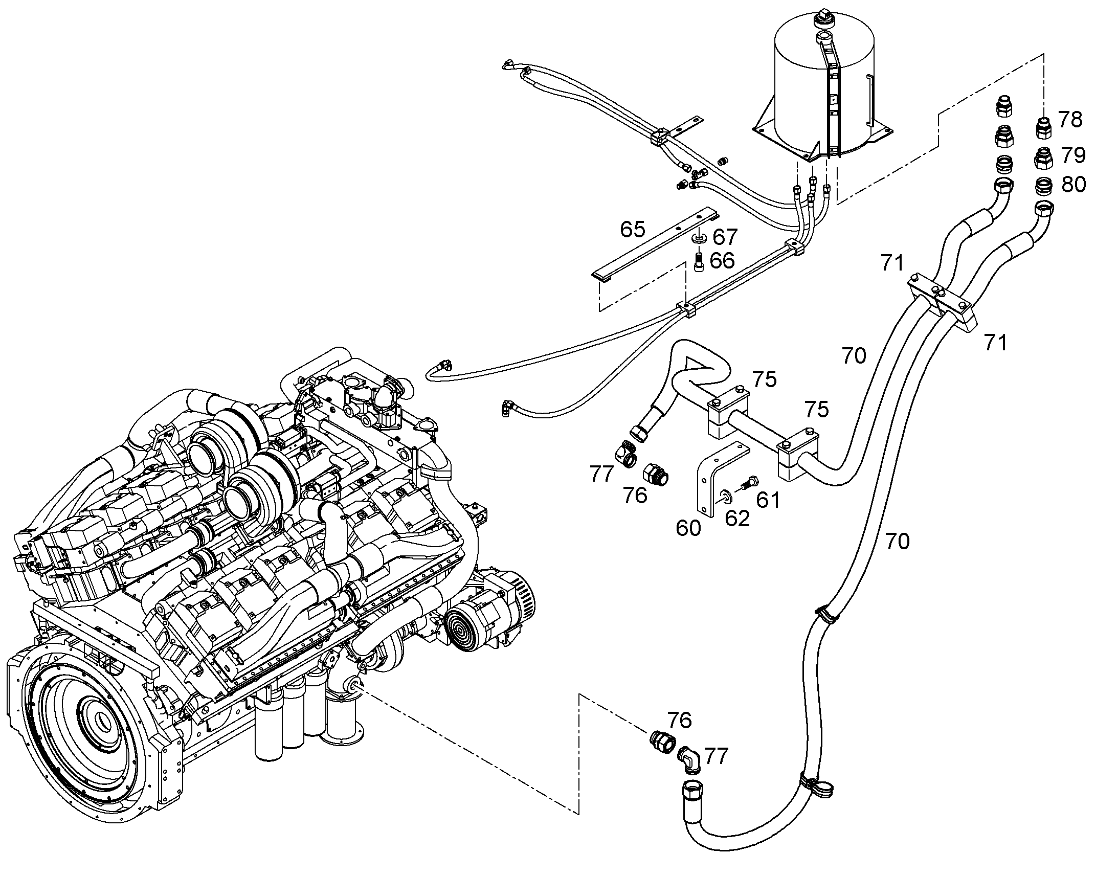 ШЛАНГ 32X2650 10001363 LIEBHERR