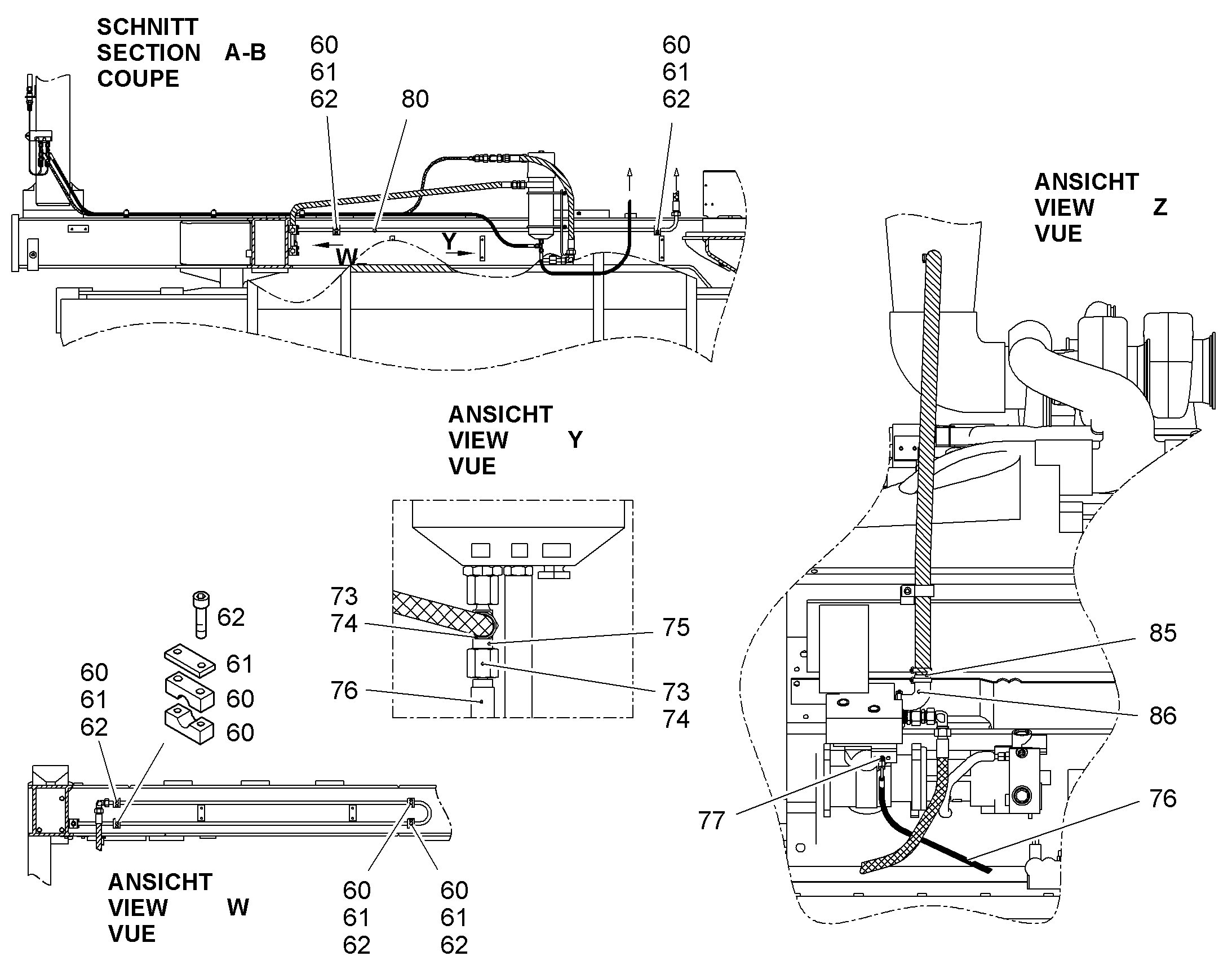 СОЕДИНЕНИЕ ШЛАНГОВОЕ 10066163 LIEBHERR