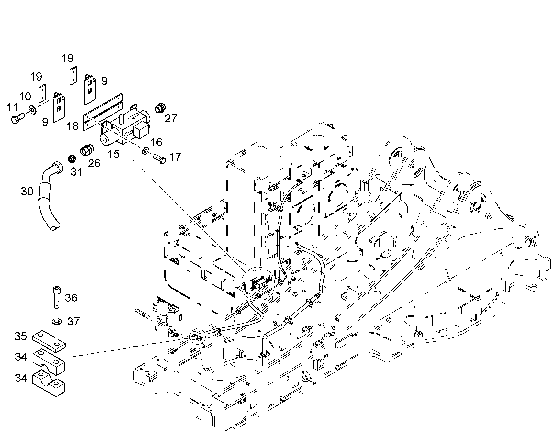 СОЕДИНЕНИЕ РЕЗЬБОВОЕ GR 35/28L M45X2/M36X2 7371870 LIEBHERR