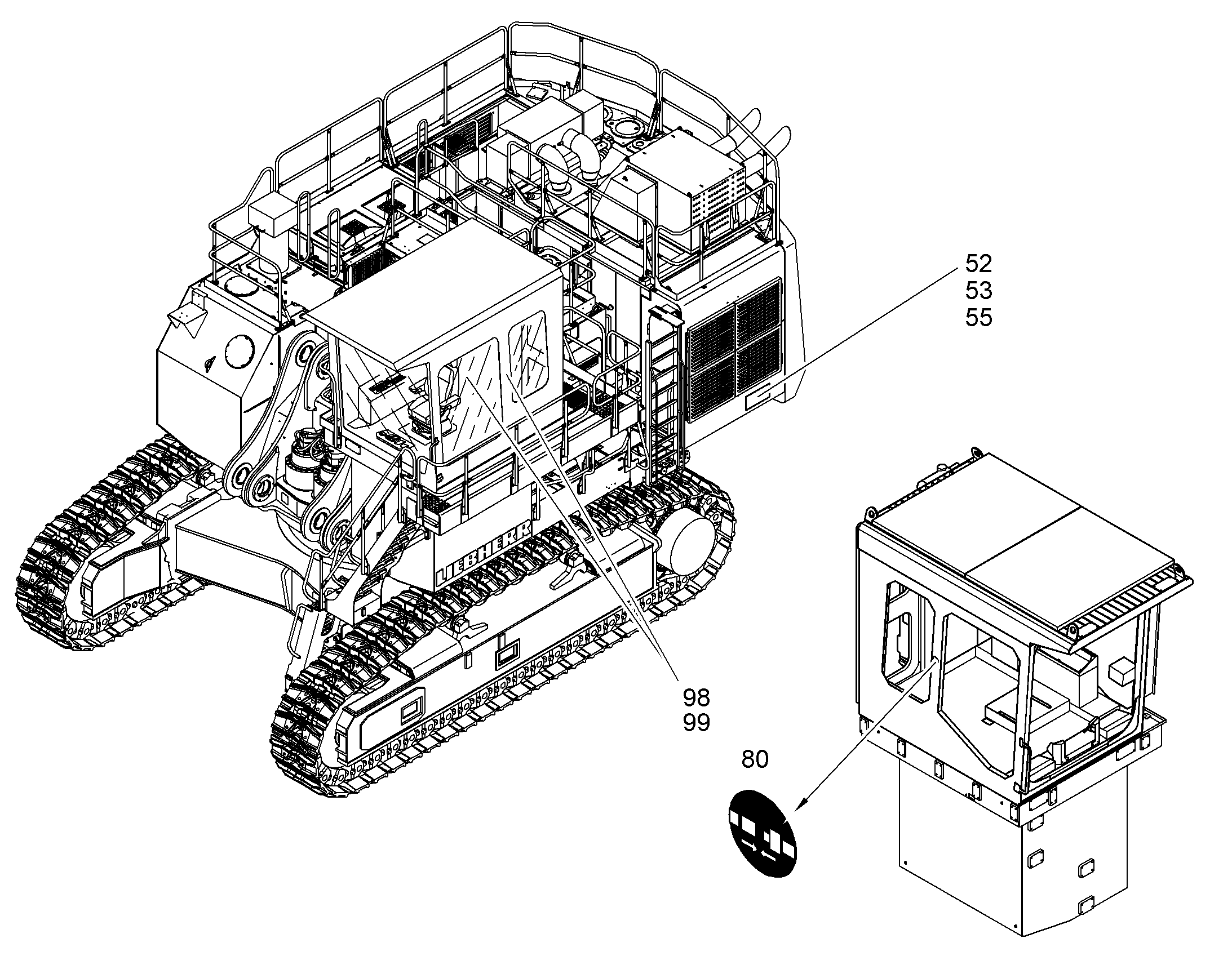 ТАБЛИЧКИ ГРЕЧЕСКИЙ 10067871 LIEBHERR