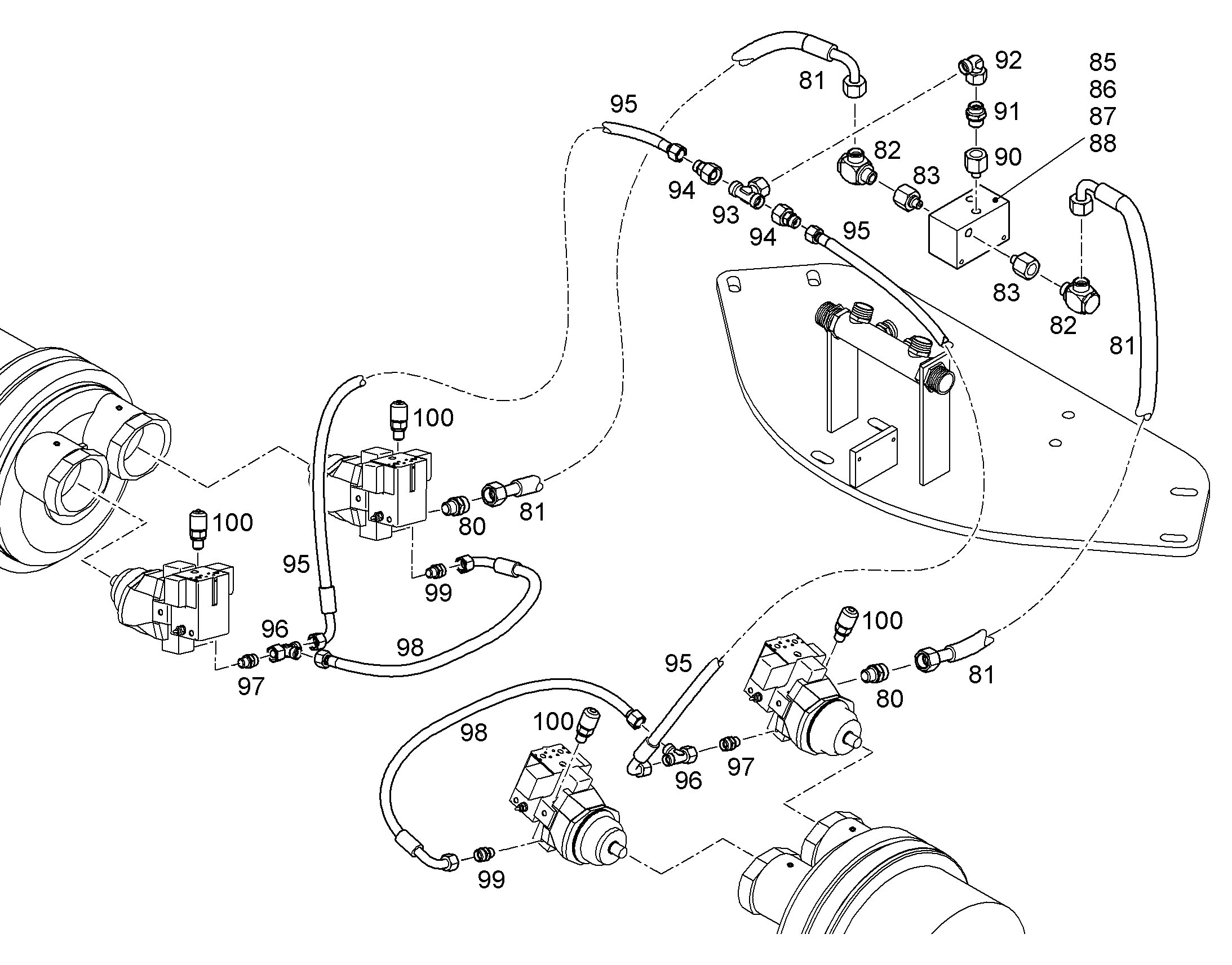 КЛАПАН ОТКЛЮЧЕНИЯ 10009321 LIEBHERR