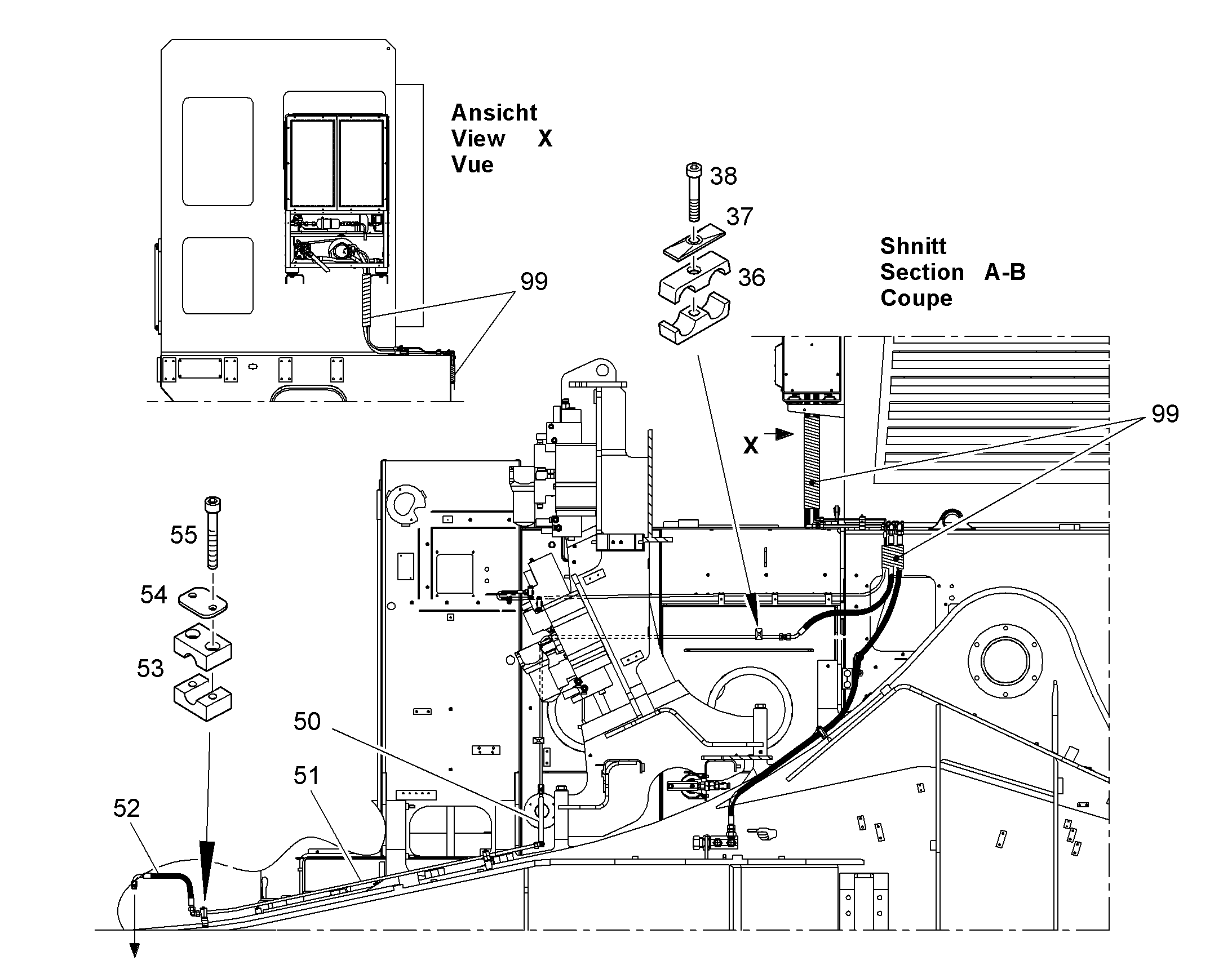 ШЛАНГ 12X950 5618542 LIEBHERR