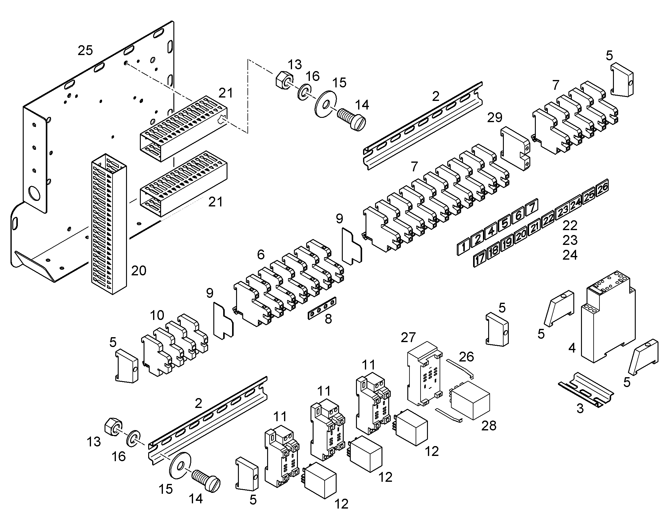 МАРКИРОВКА 7364542 LIEBHERR