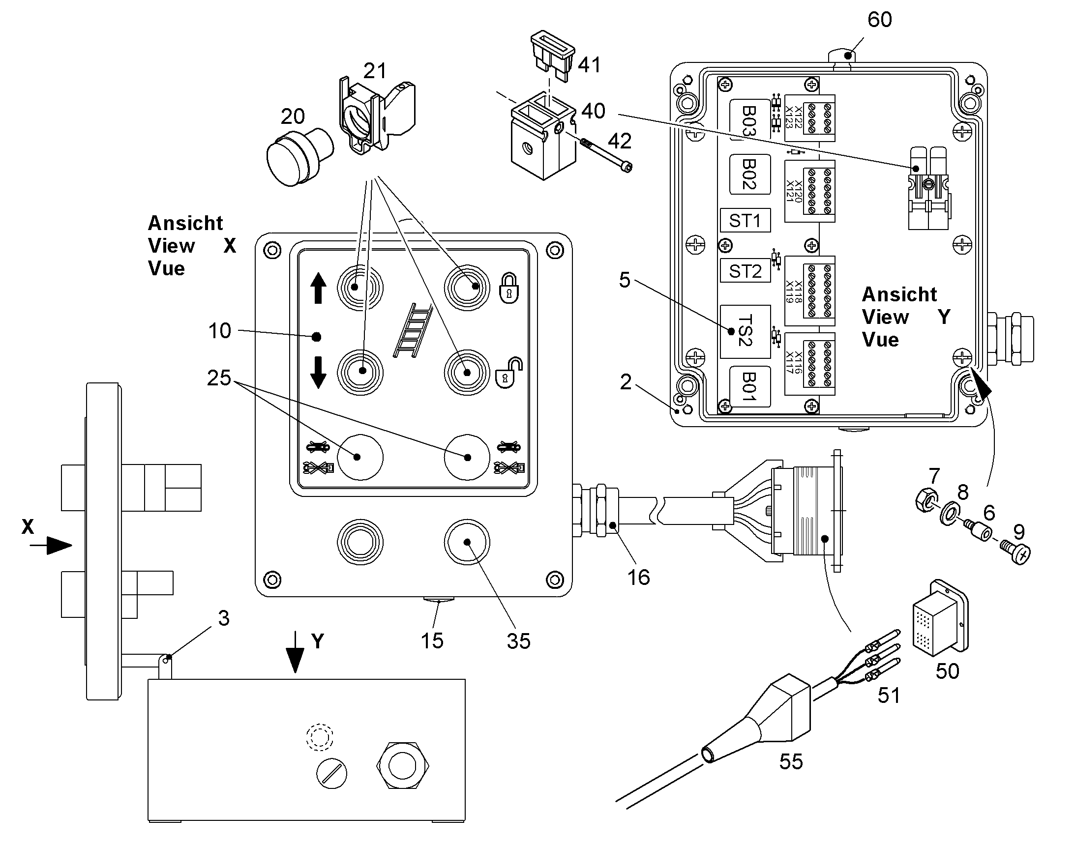 ШКАФ ЭЛЕКТРИЧЕСКИЙ E1022 10086415 LIEBHERR