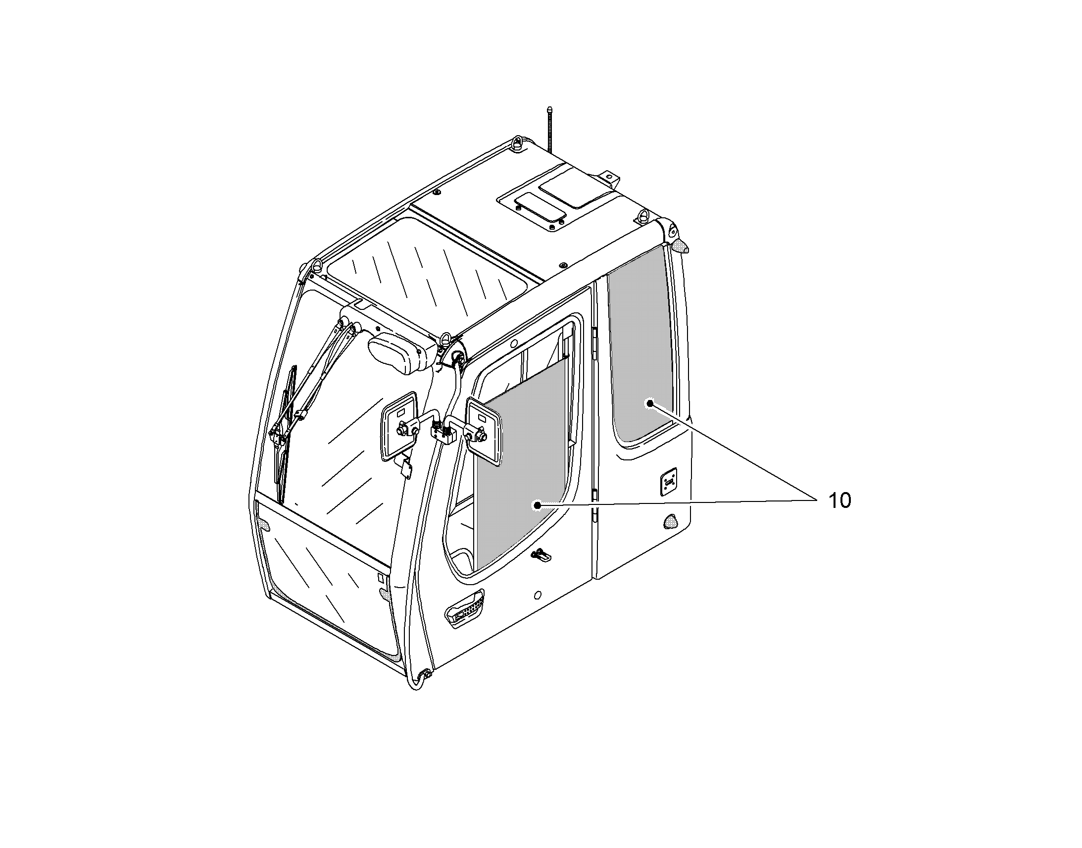 ШТОРКA СОЛНЦЕЗAЩИТНAЯ 10297810 LIEBHERR