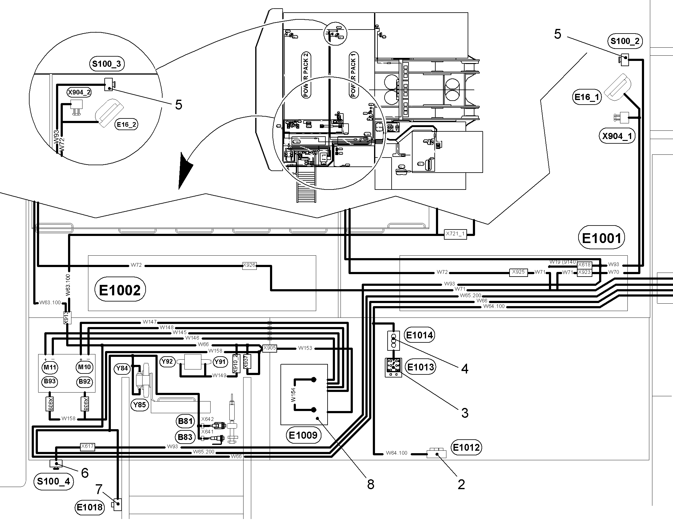 ШКАФ СИЛОВОЙ В СБОРЕ E1013 10070529 LIEBHERR