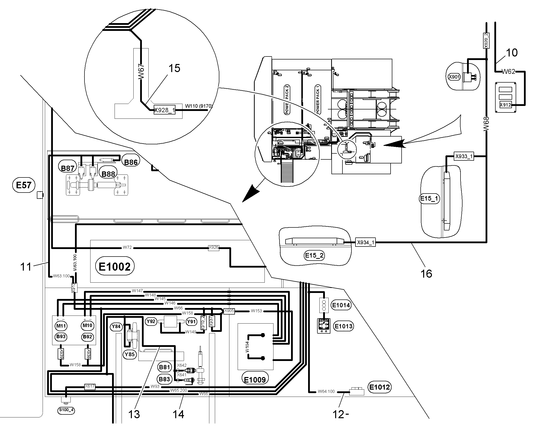 КОМПЛЕКТ КАБЕЛЕЙ 10326231 LIEBHERR