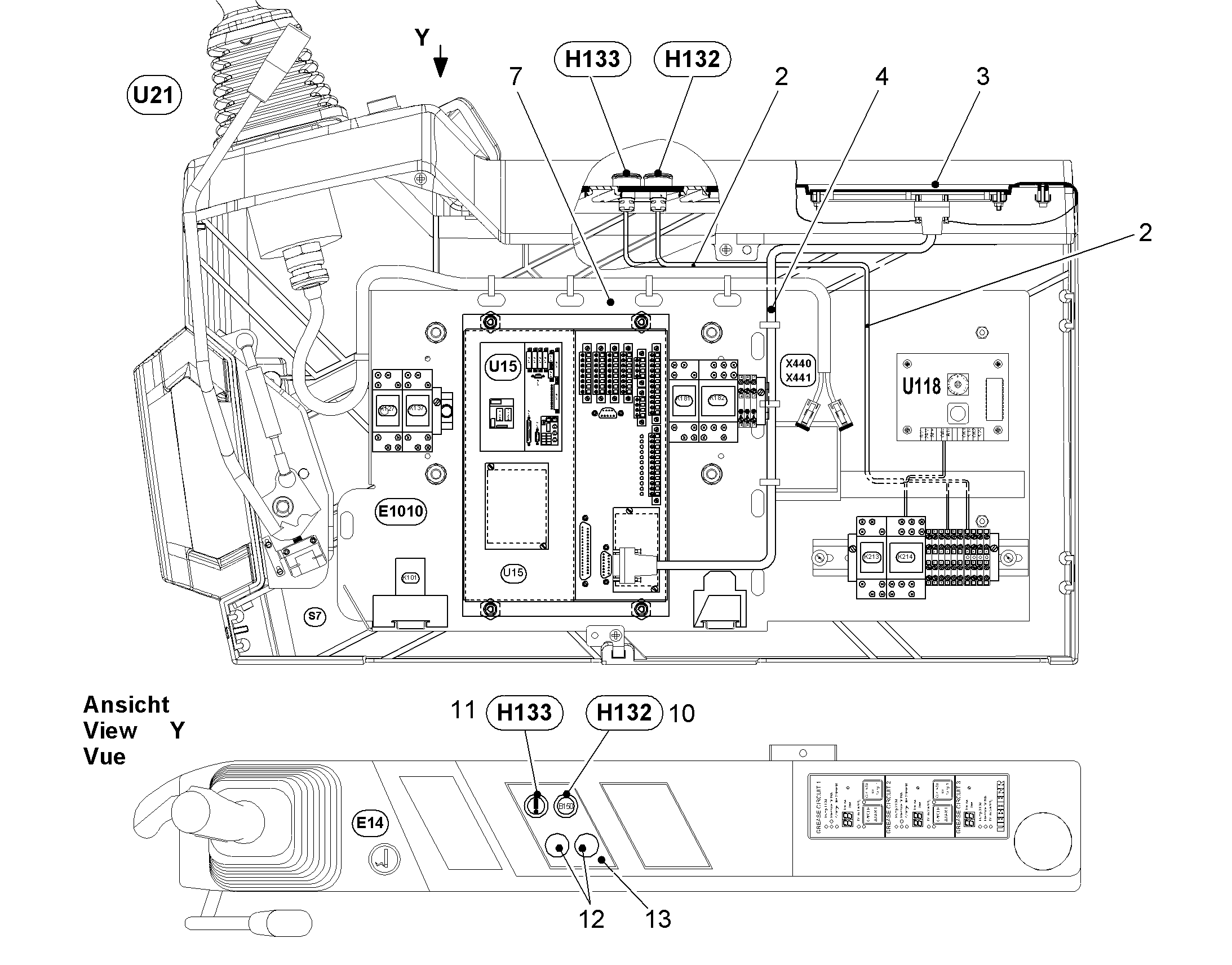 ЭЛЕКТРООБОРУДОВАНИЕ E1010 10074973 LIEBHERR