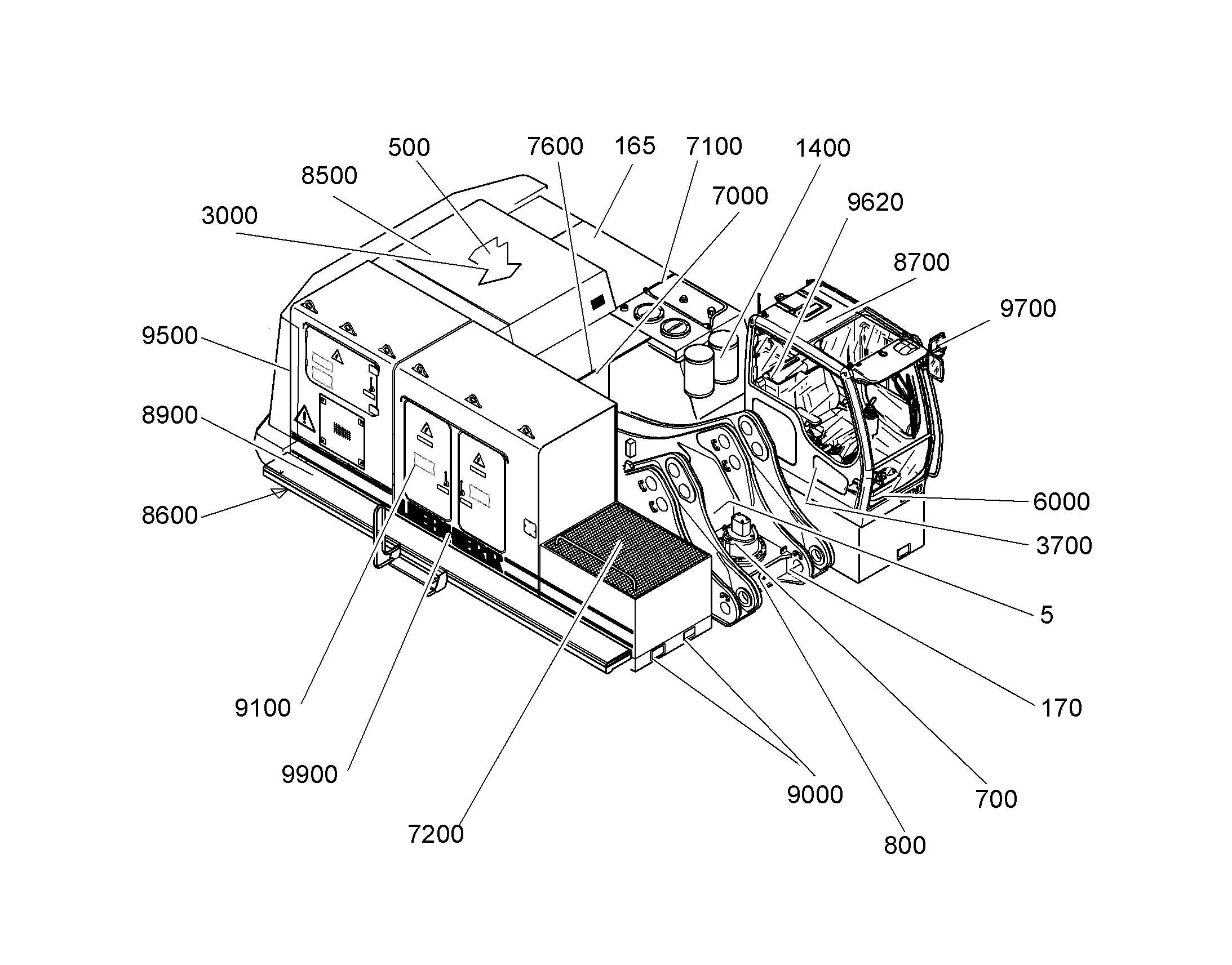 ПОВОДОК, УСТАНОВКА 9897727 LIEBHERR